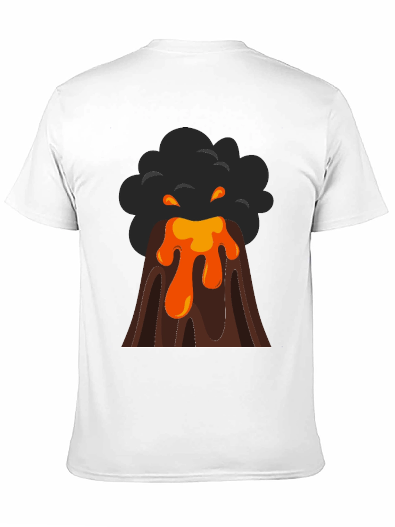 Volcano Eruption Graphic Print Tee