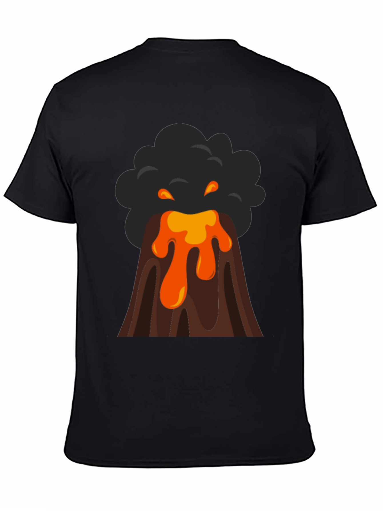 Volcano Eruption Graphic Print Tee