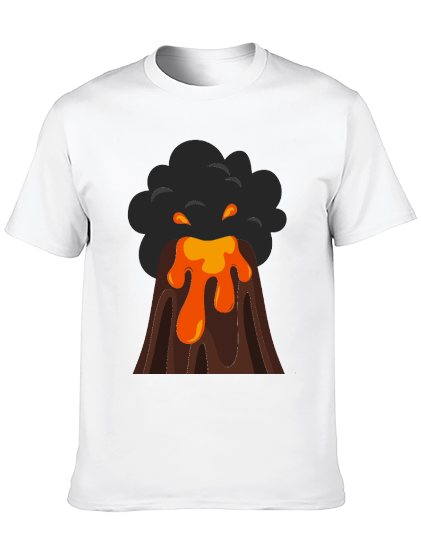 Volcano Eruption Graphic Print Tee