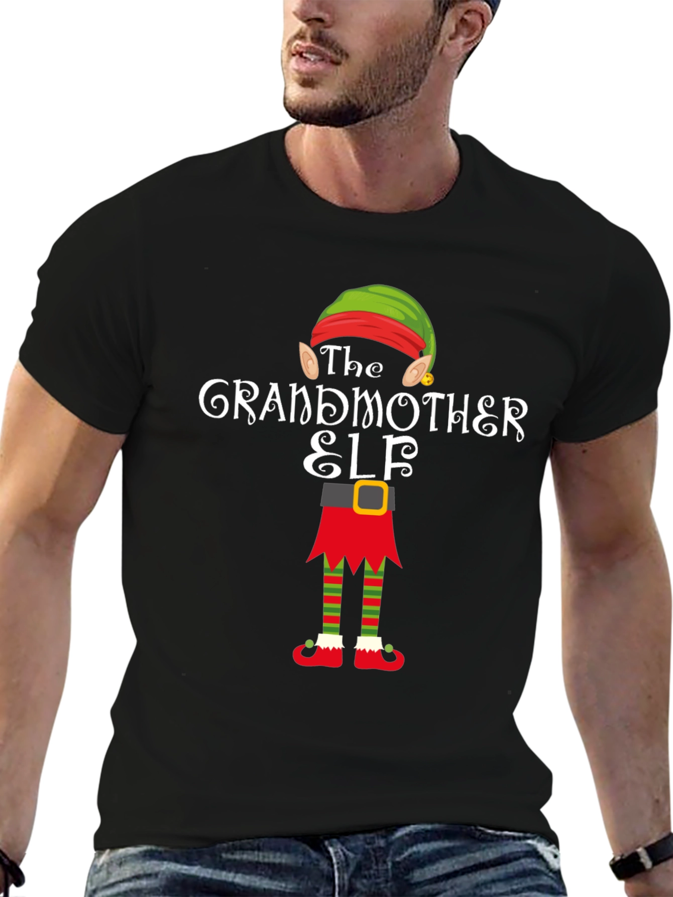 Grandmother Elf Christmas T-Shirt