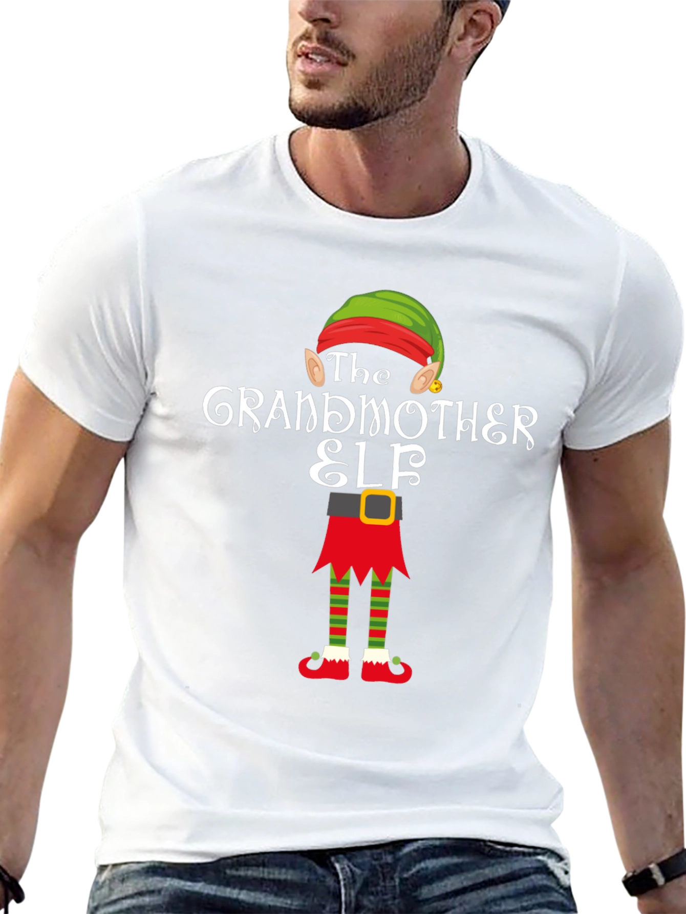 Grandmother Elf Christmas T-Shirt