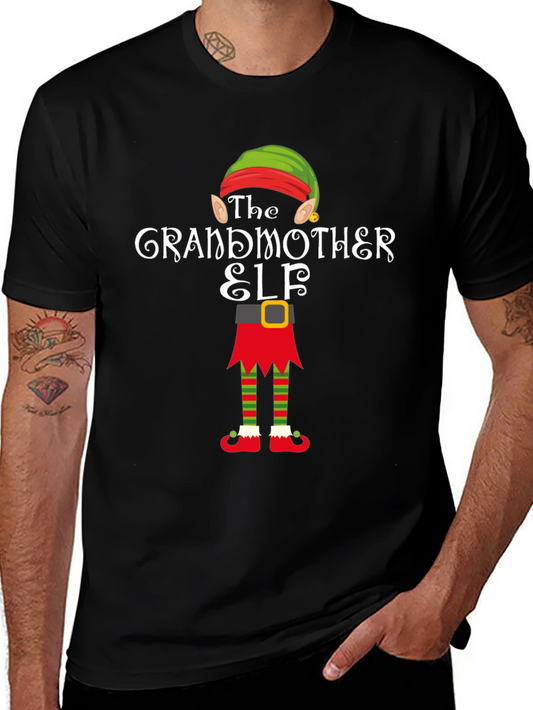 Grandmother Elf Christmas T-Shirt