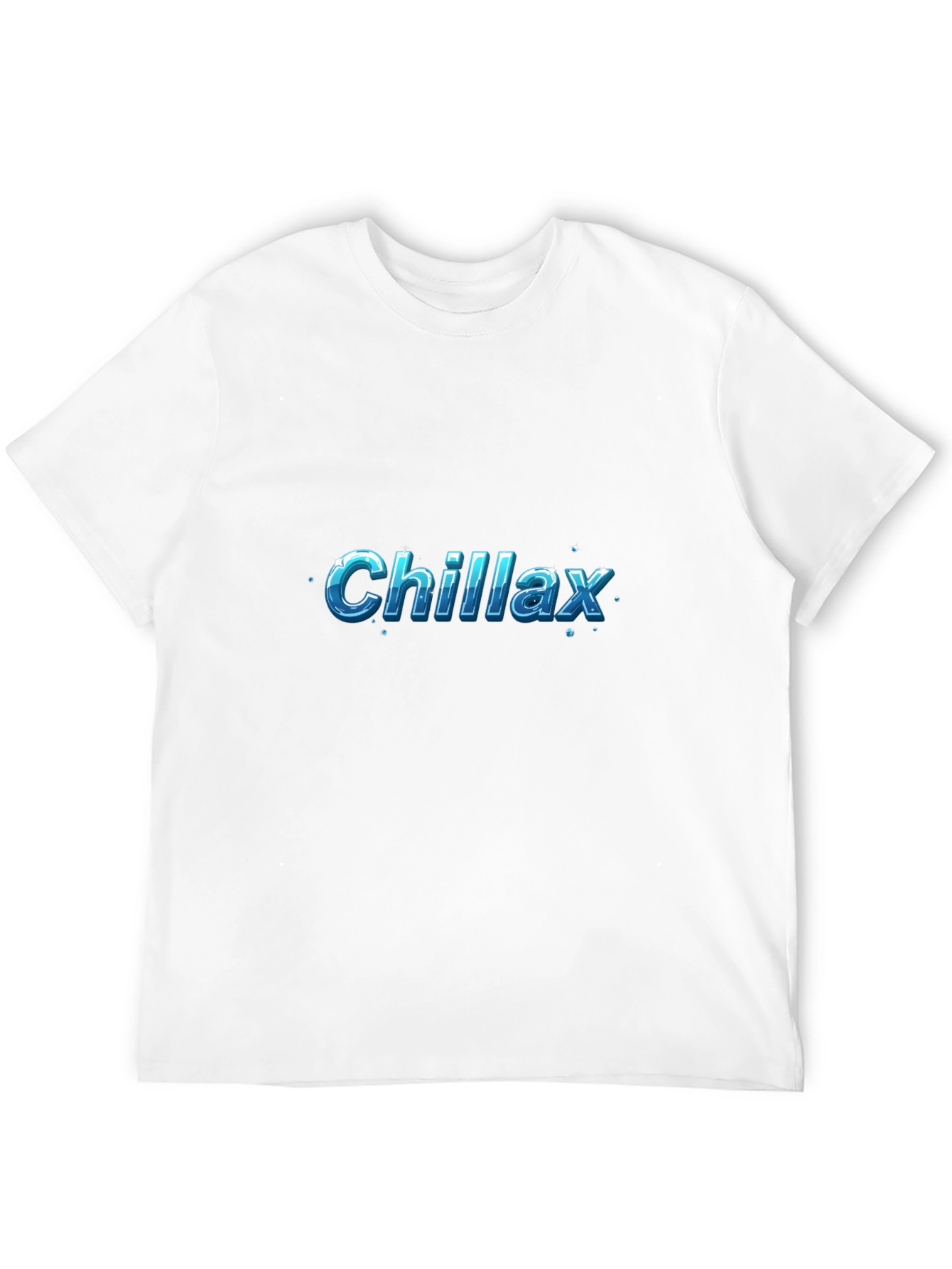 Chillax Black T-Shirt - Relaxed Style
