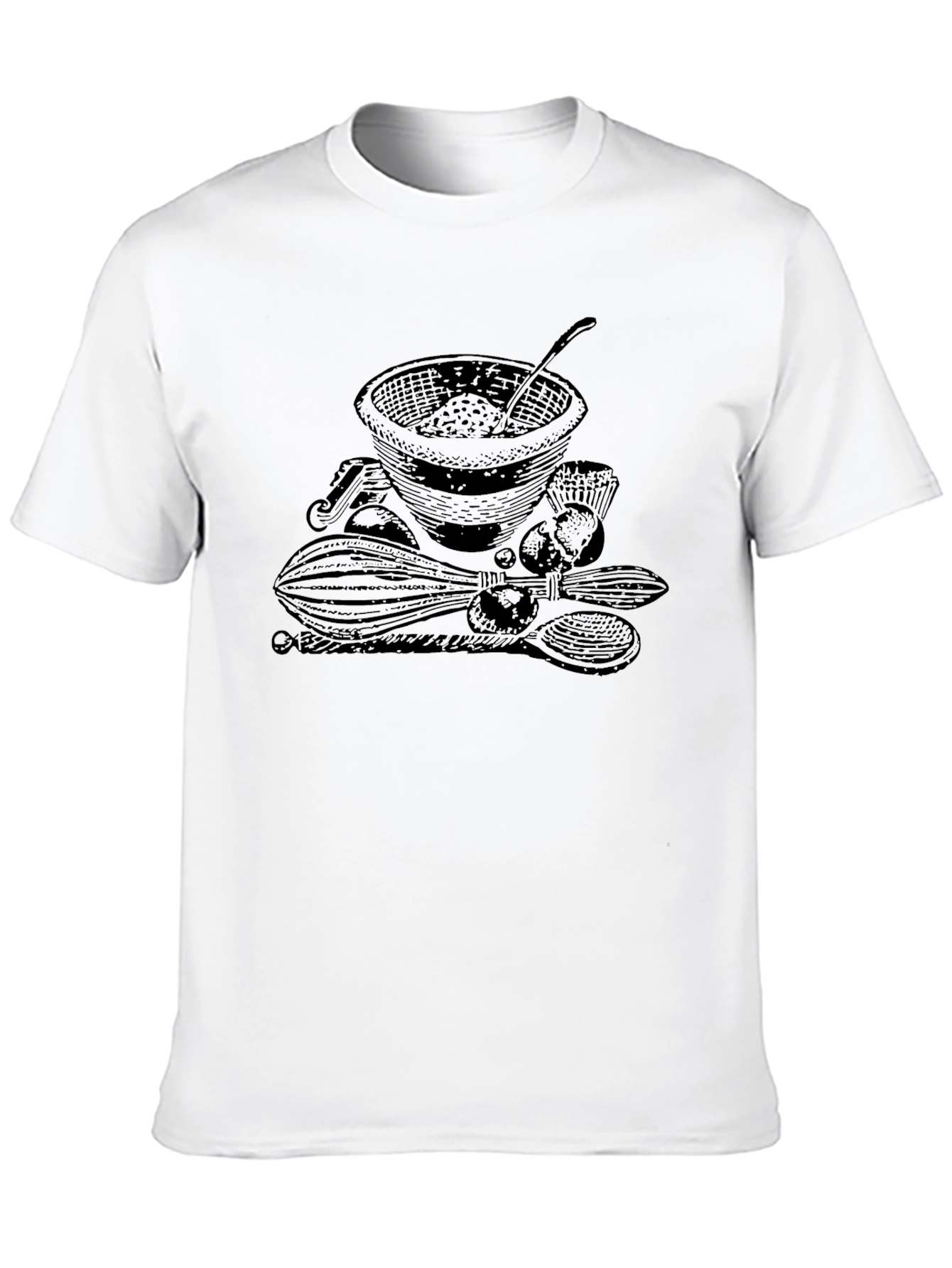 Baking Design Black T-Shirt
