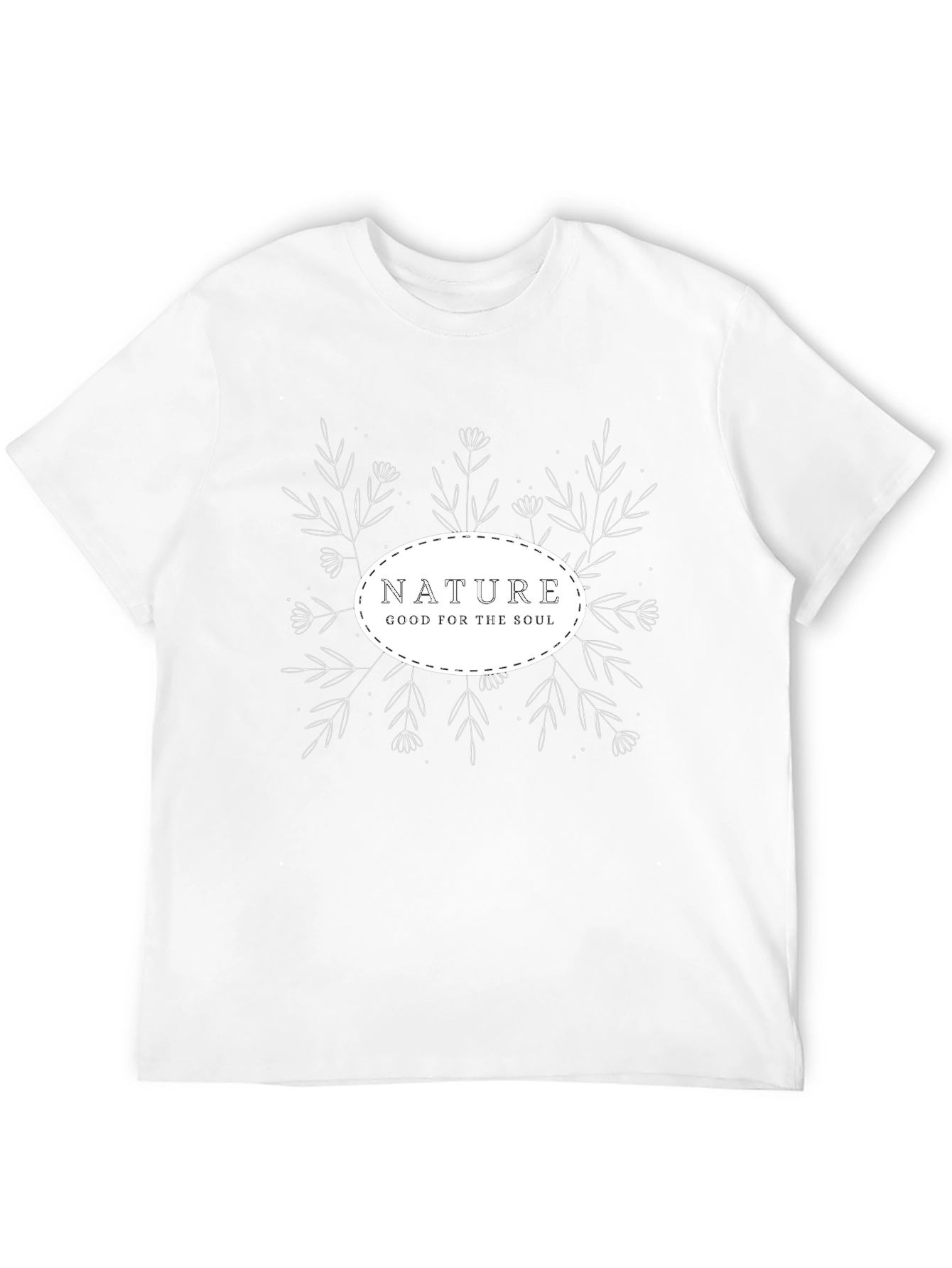 Nature Good For The Soul Black Graphic Tee