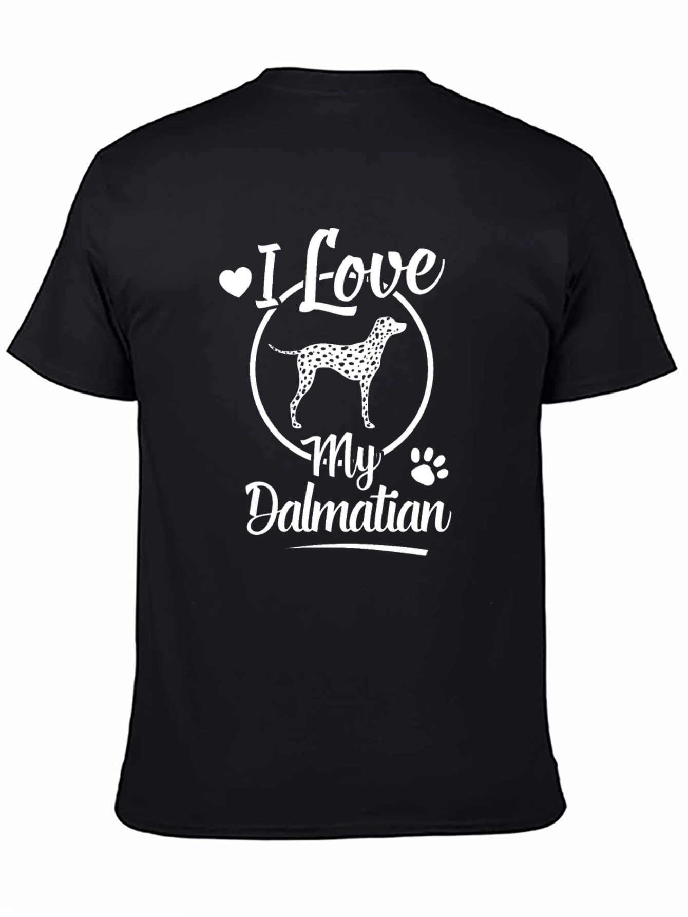 I Love My Dalmatian Dog Graphic T-Shirt