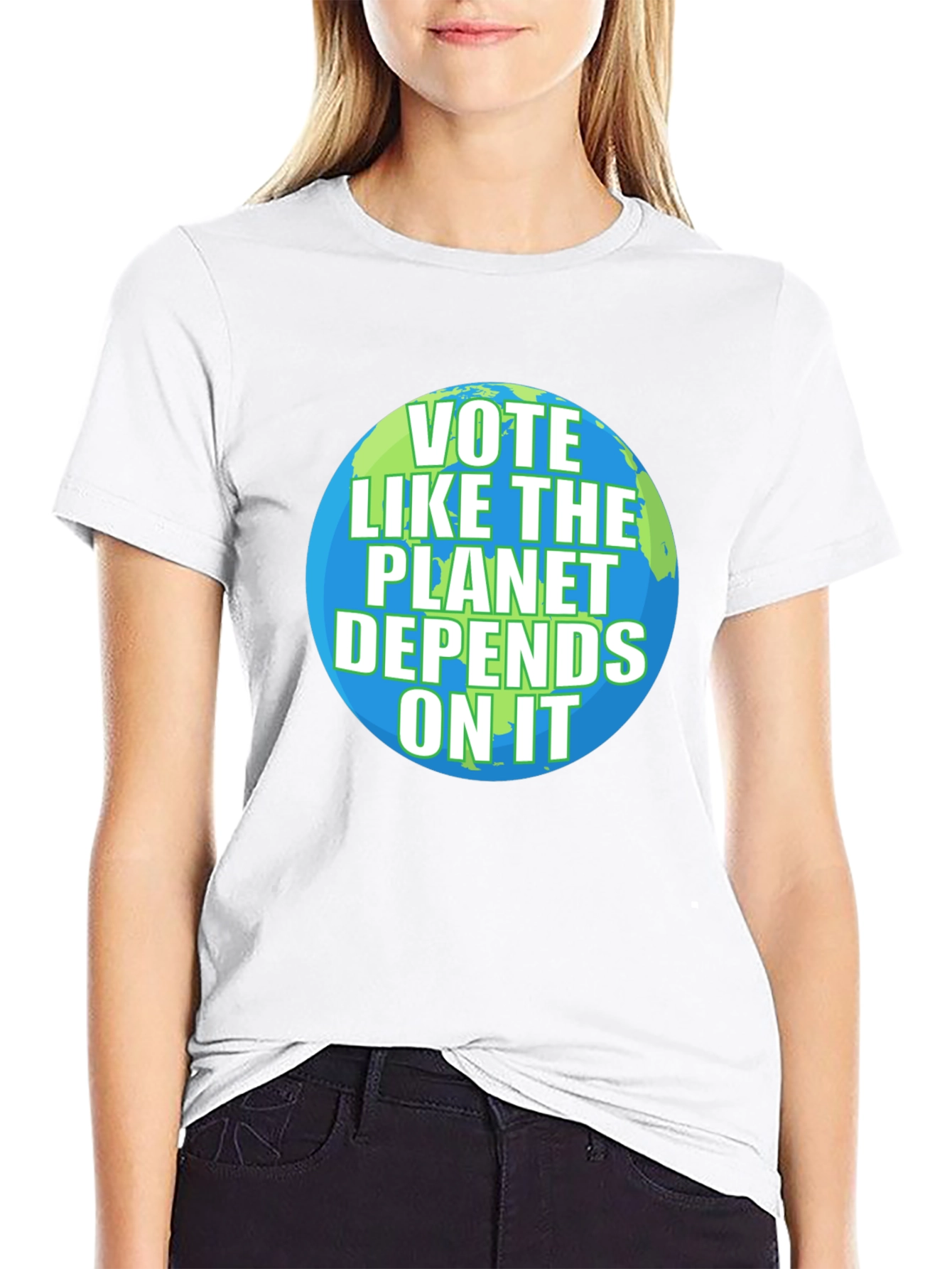 Vote Like the Planet Depends On It Graphic Tee