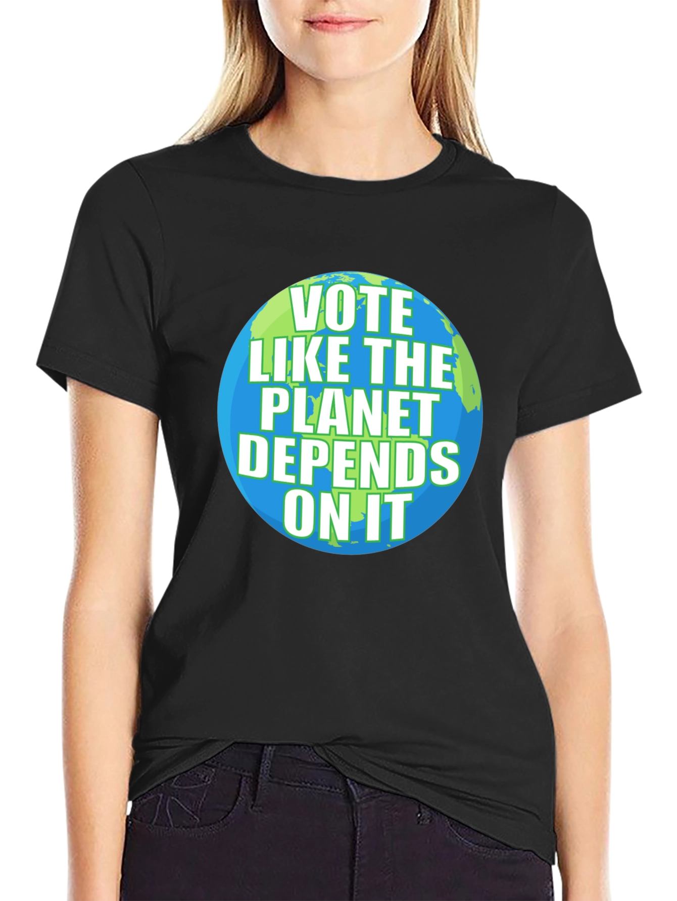 Vote Like the Planet Depends On It Graphic Tee