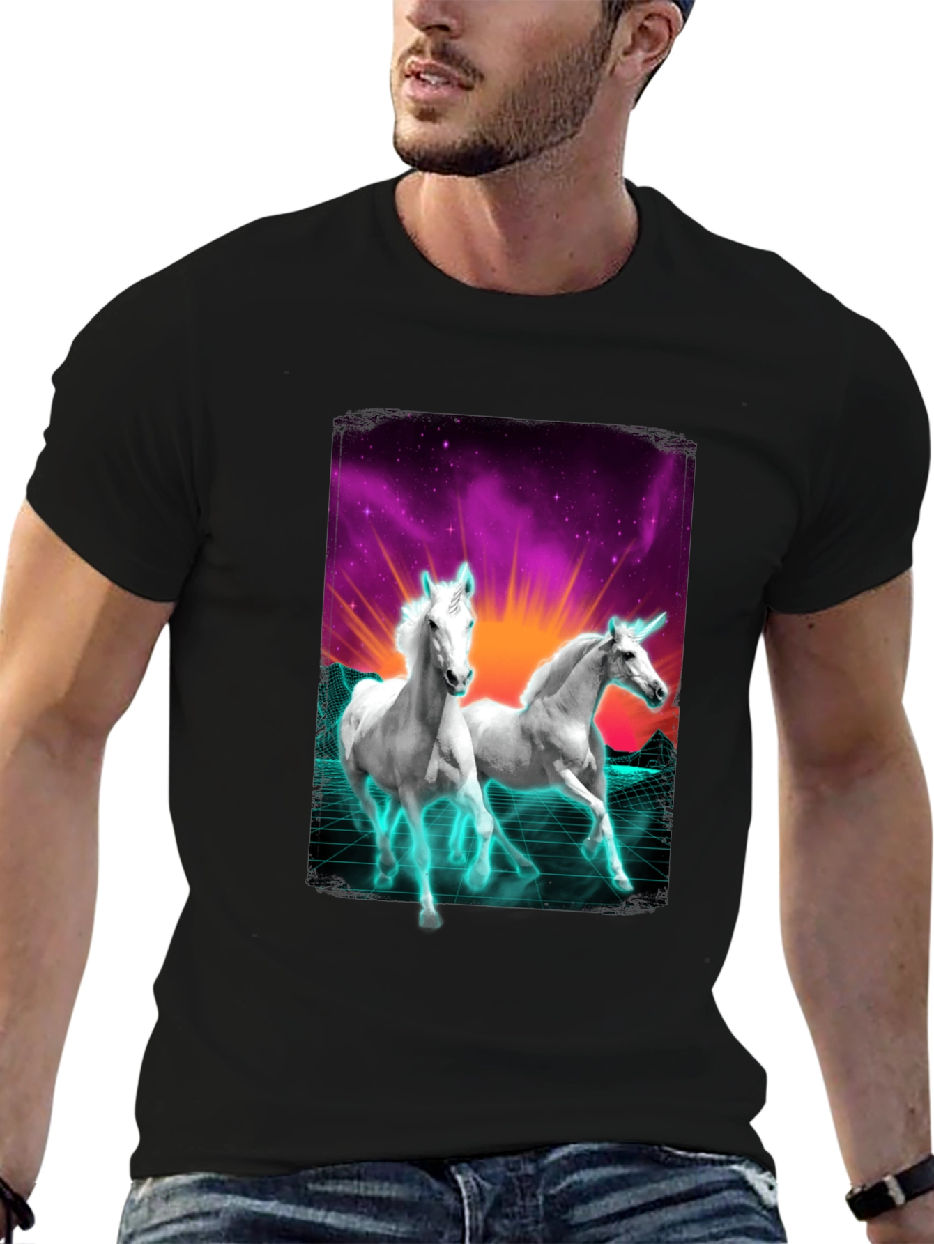 Unicorn Retro T-Shirt