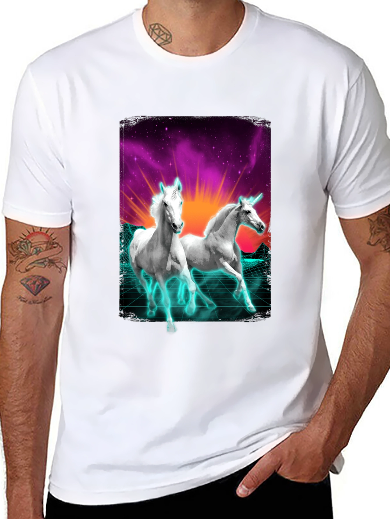 Unicorn Retro T-Shirt