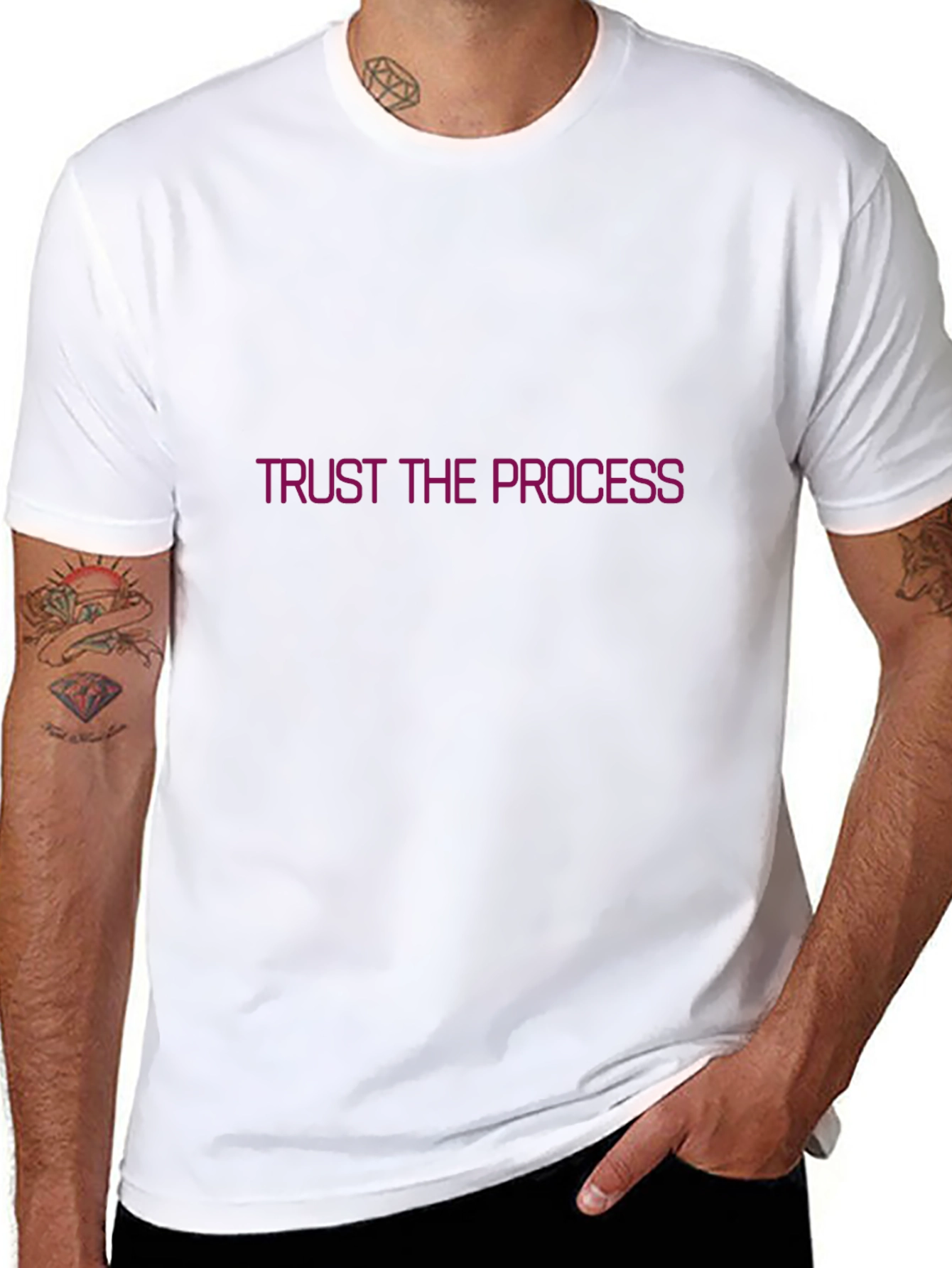 Trust the Process Black T-Shirt