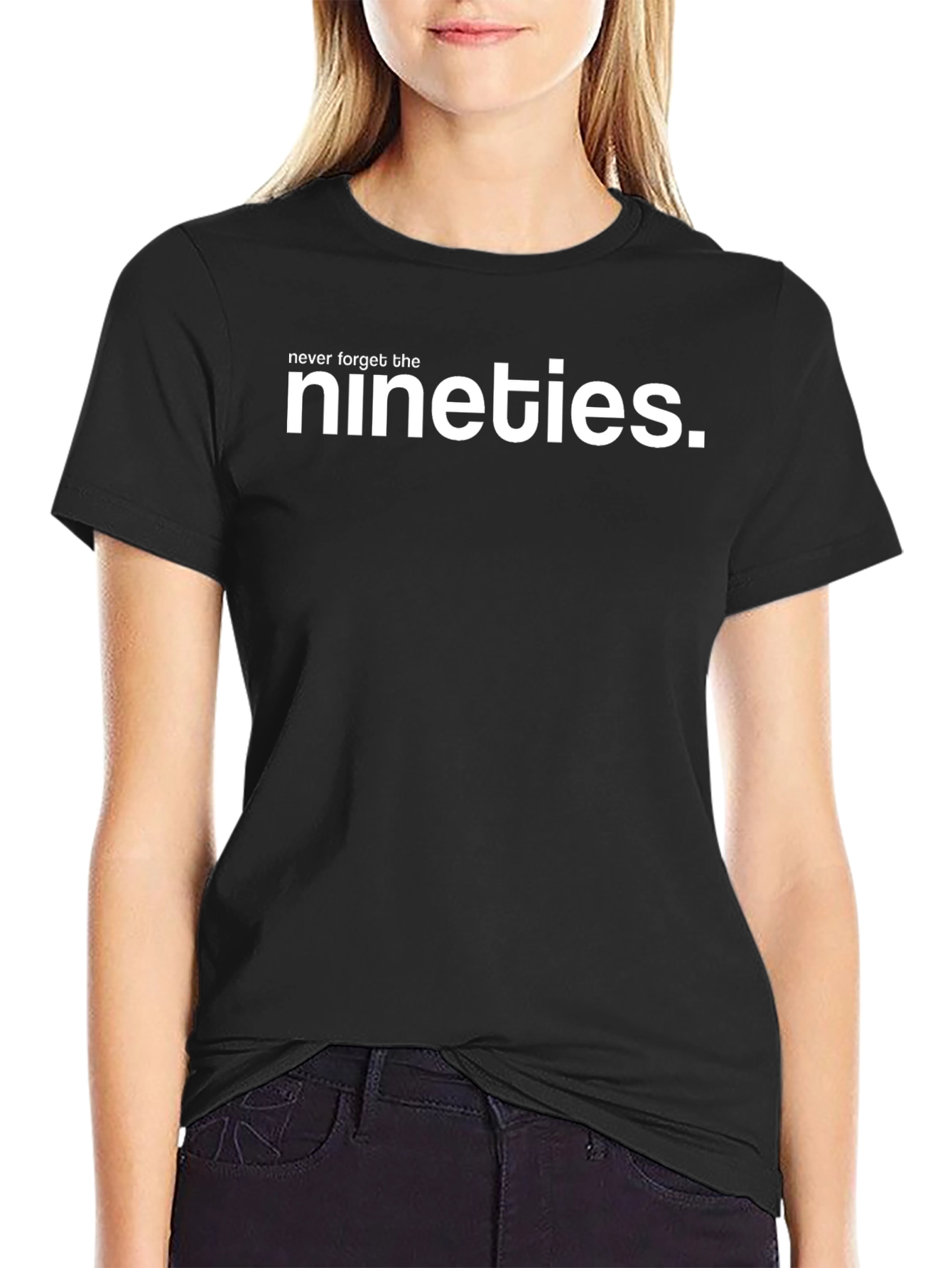 Never Forget The Nineties Black T-Shirt