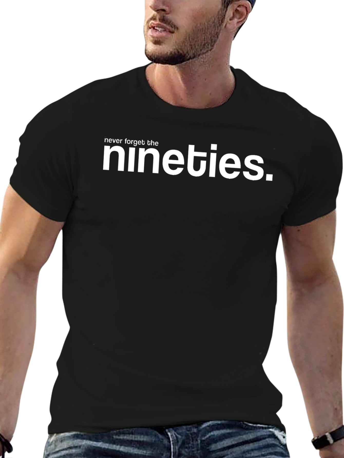 Never Forget The Nineties Black T-Shirt