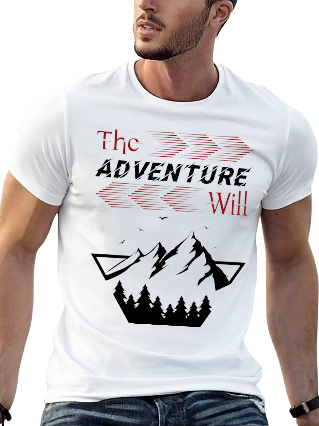 The Adventure Will Mountain Graphic Tee