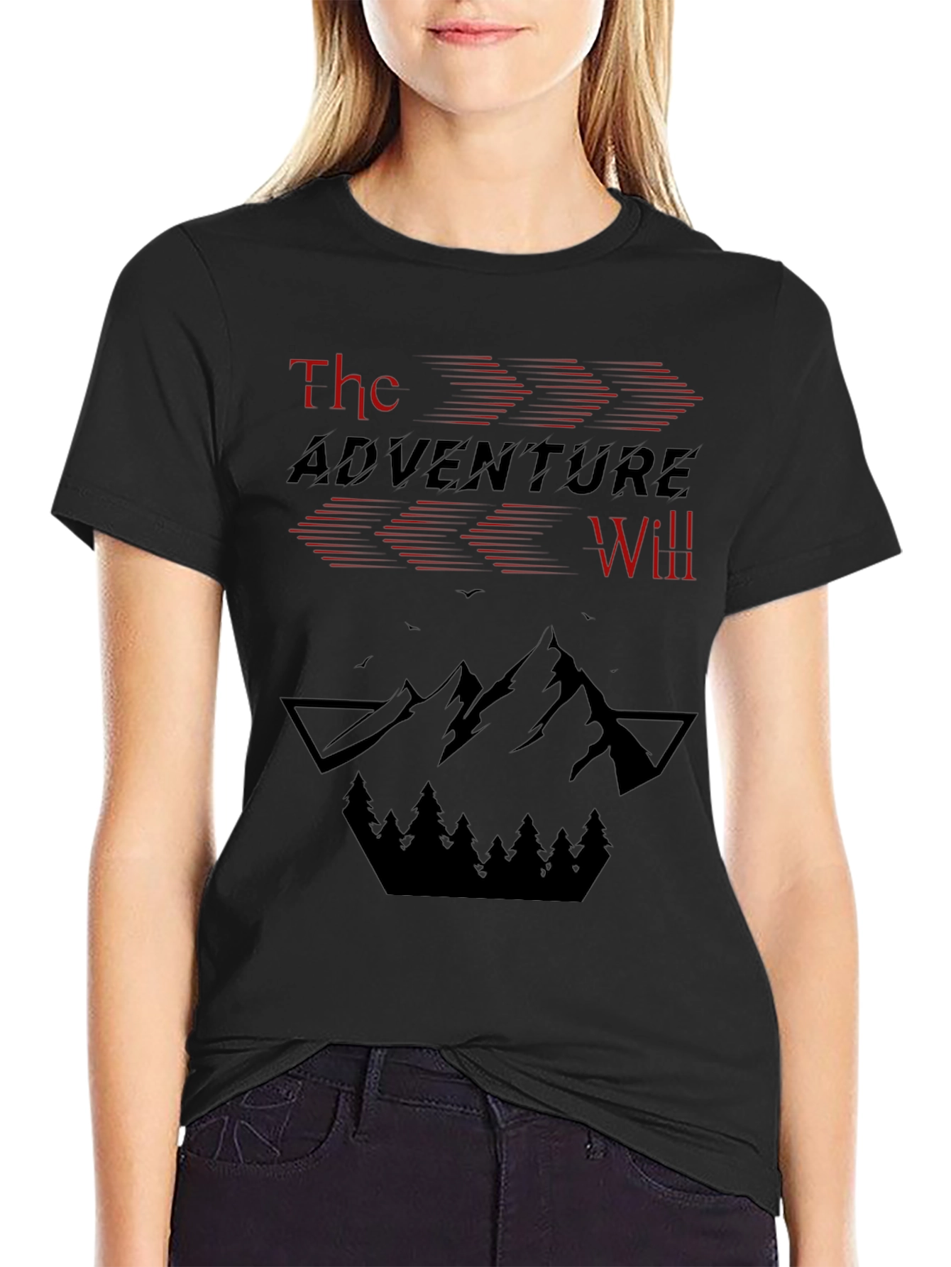 The Adventure Will Mountain Graphic Tee