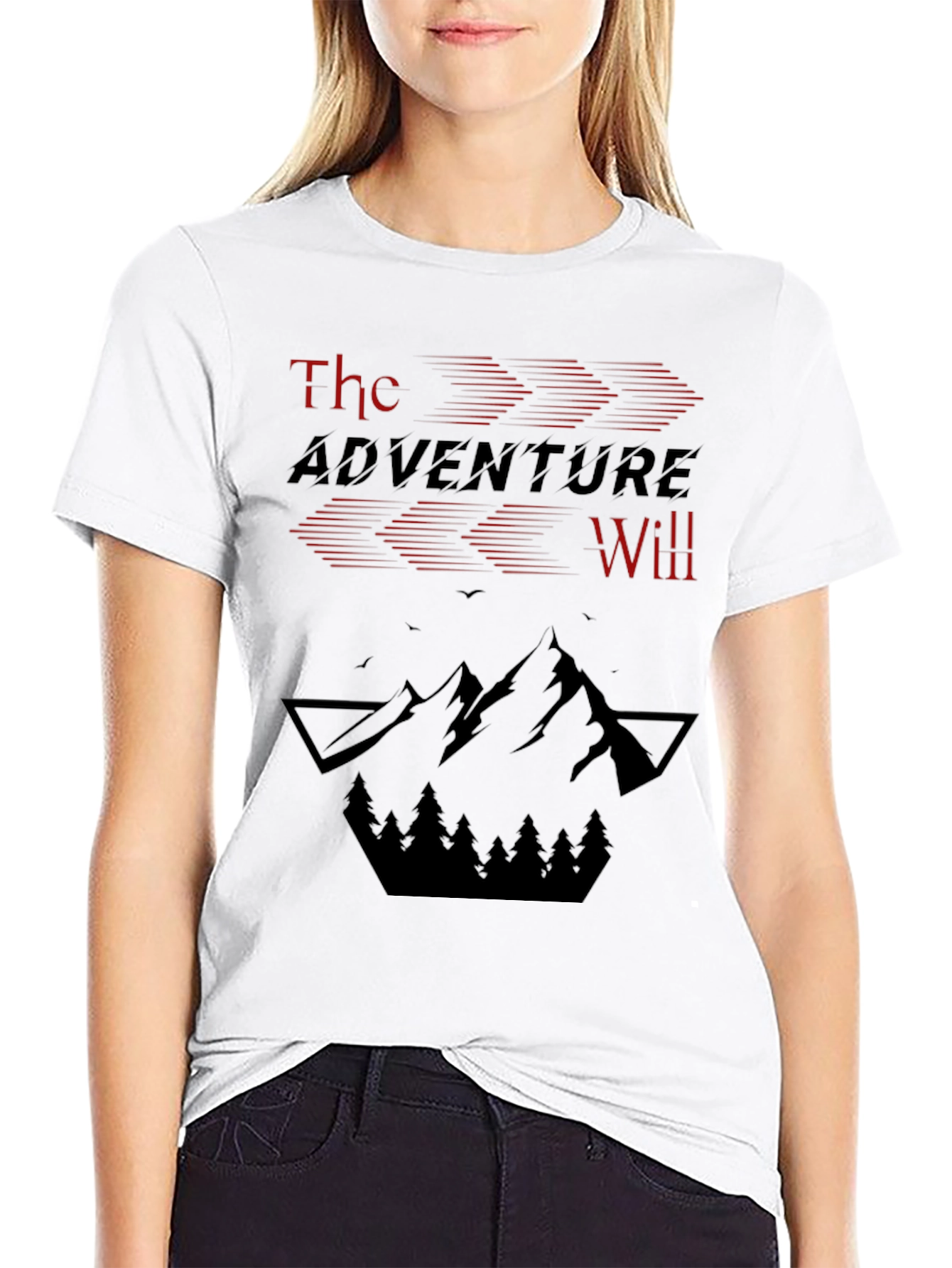 The Adventure Will Mountain Graphic Tee
