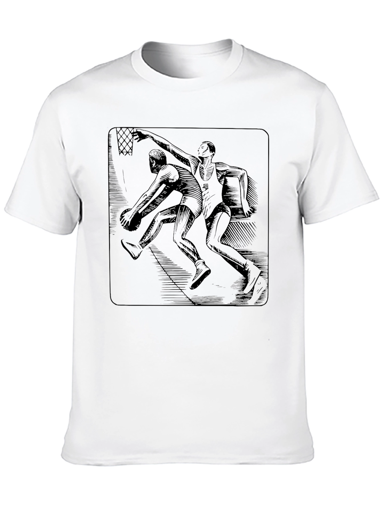 Basketball Graphic Black T-Shirt