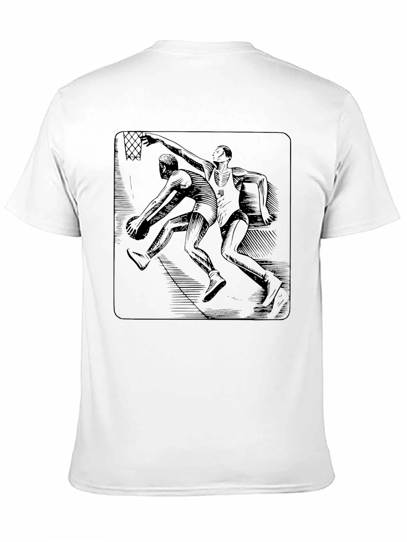 Basketball Graphic Black T-Shirt