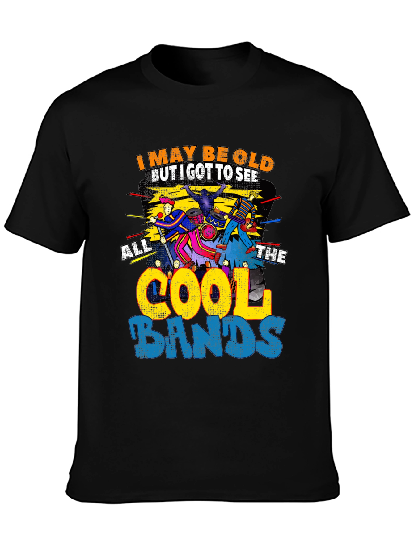 Cool Bands Graphic Tee - Retro Music Lover T-Shirt