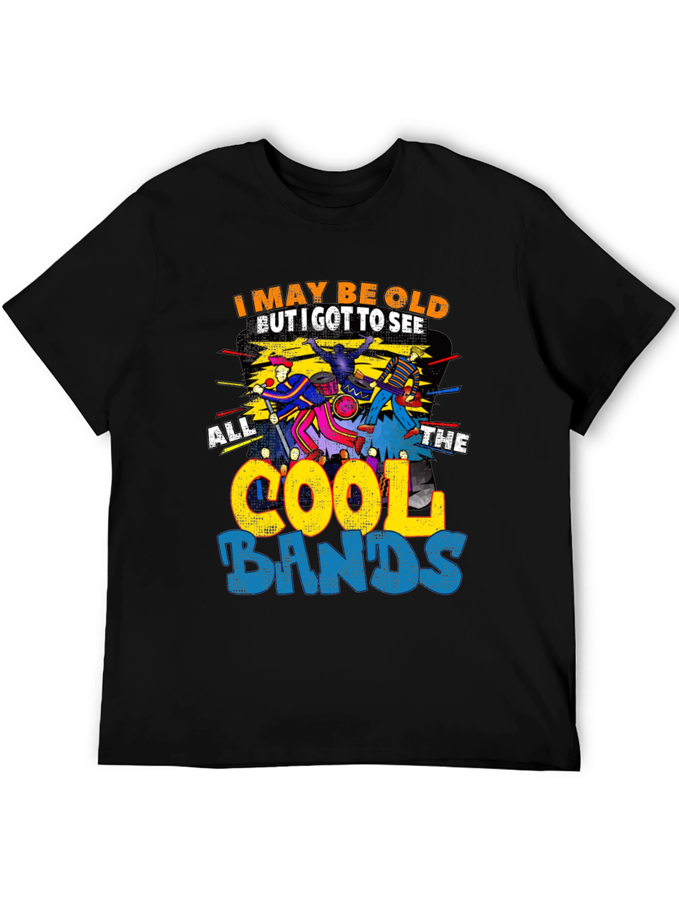 Cool Bands Graphic Tee - Retro Music Lover T-Shirt