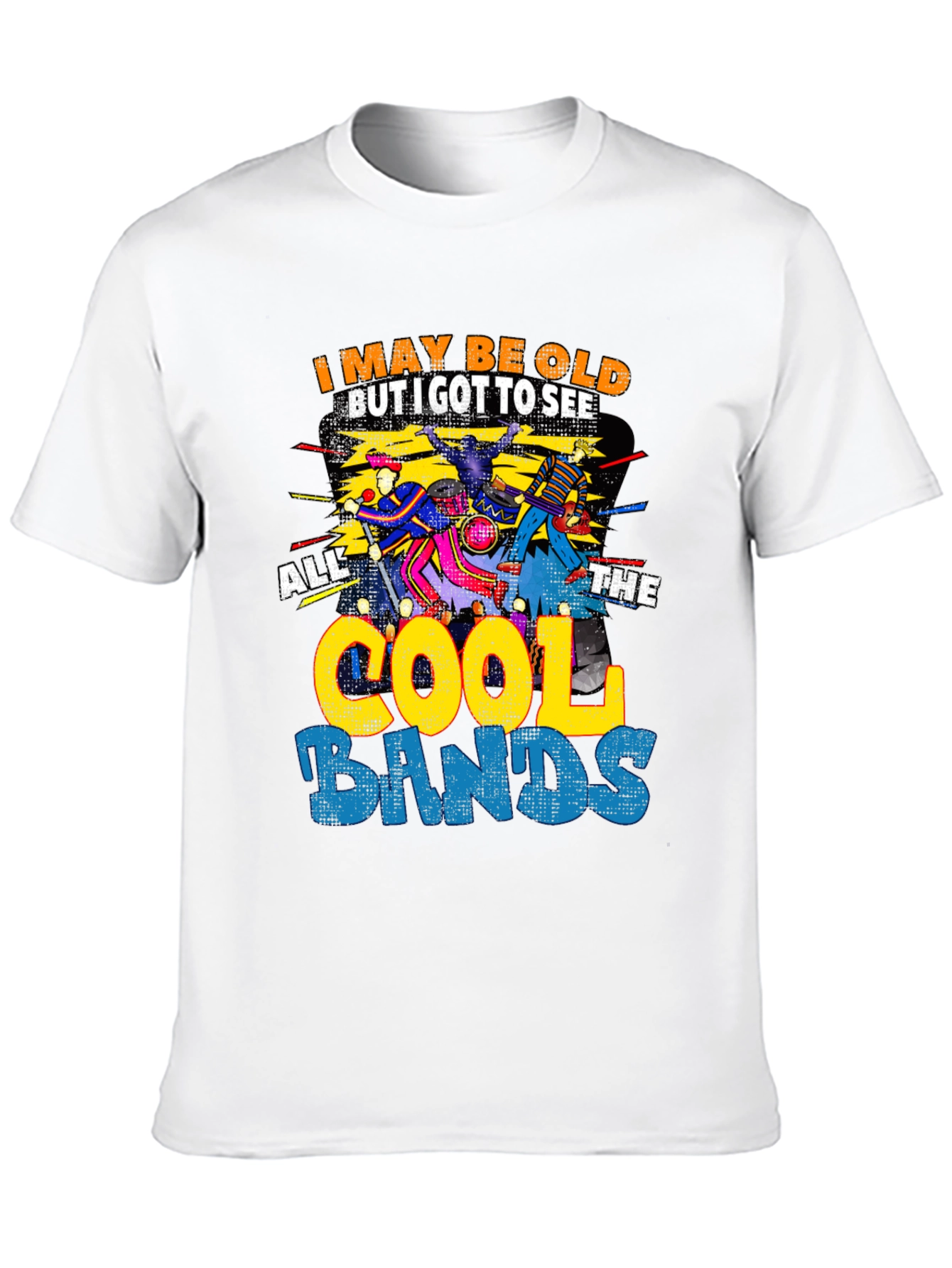 Cool Bands Graphic Tee - Retro Music Lover T-Shirt