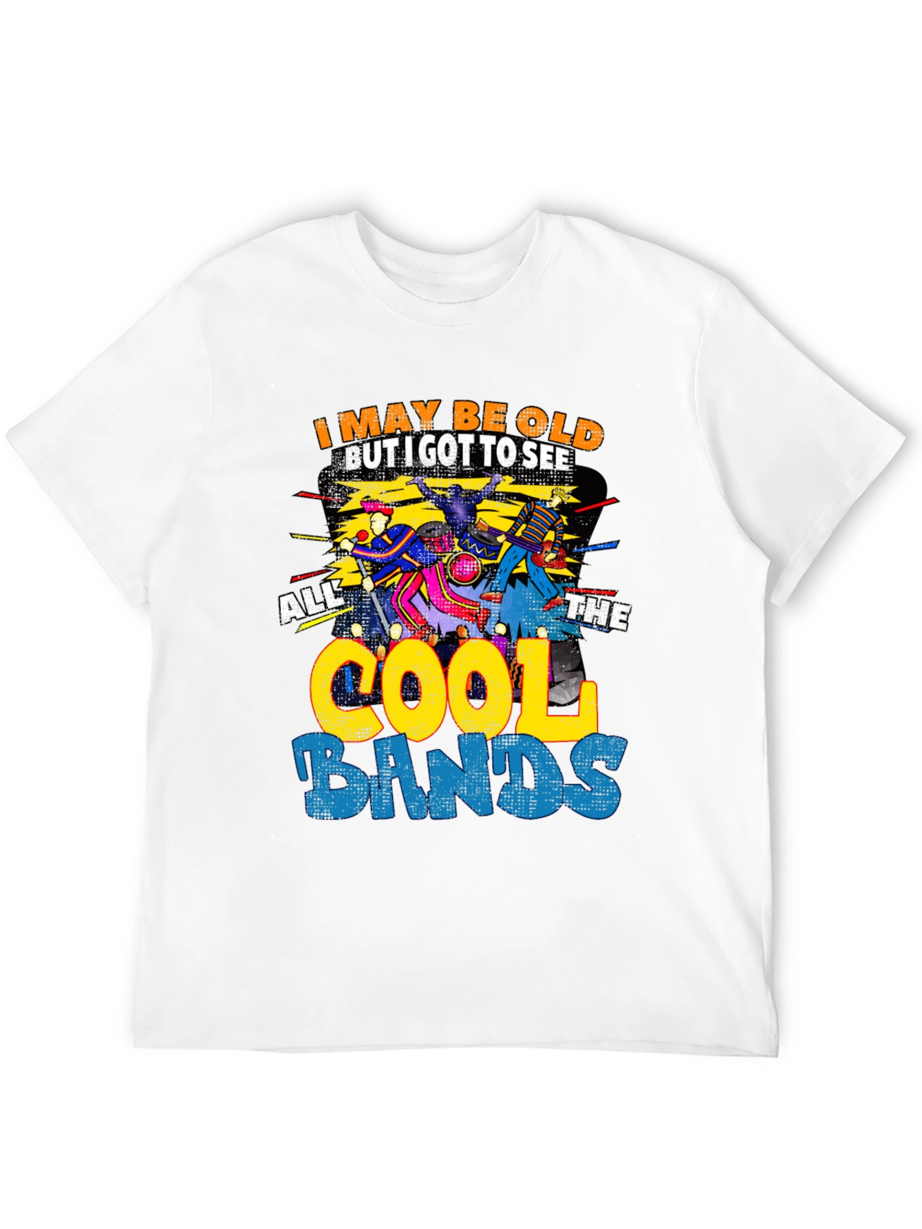 Cool Bands Graphic Tee - Retro Music Lover T-Shirt