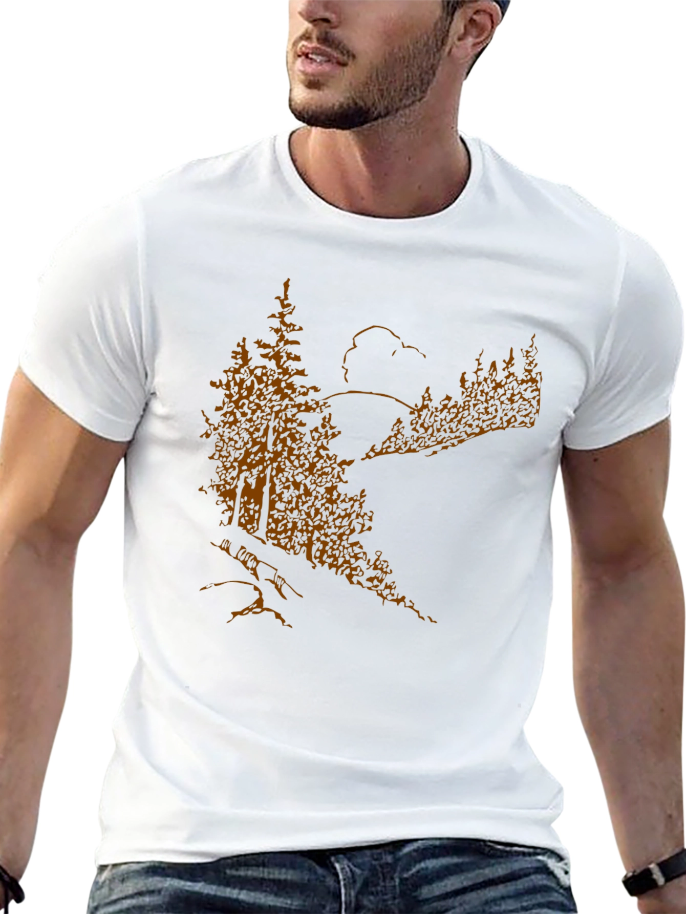 Mountain Graphic Tee - Black