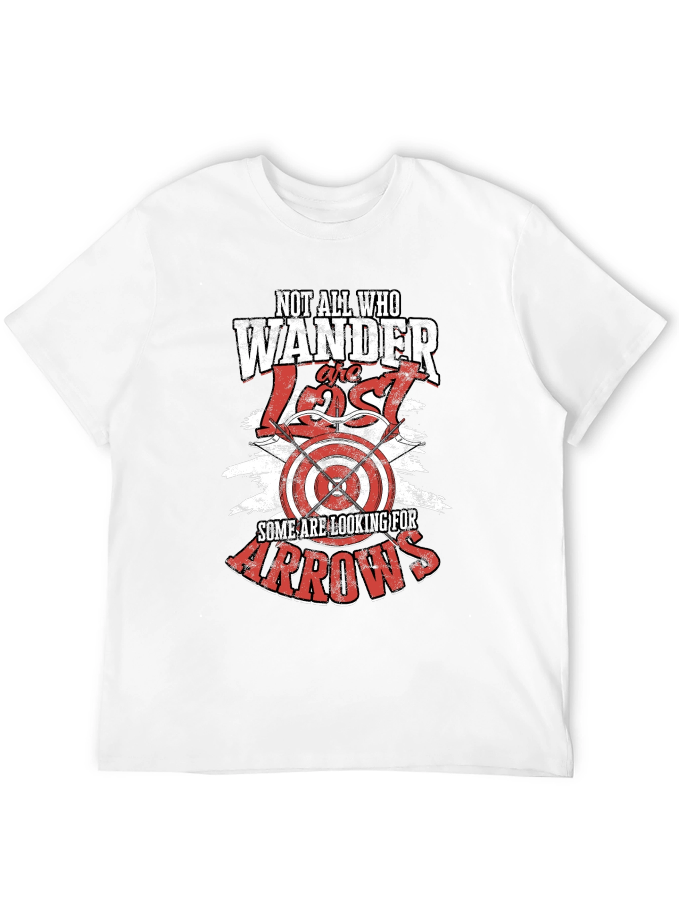 Wanderer Arrow Graphic T-Shirt -  Black Casual Tee