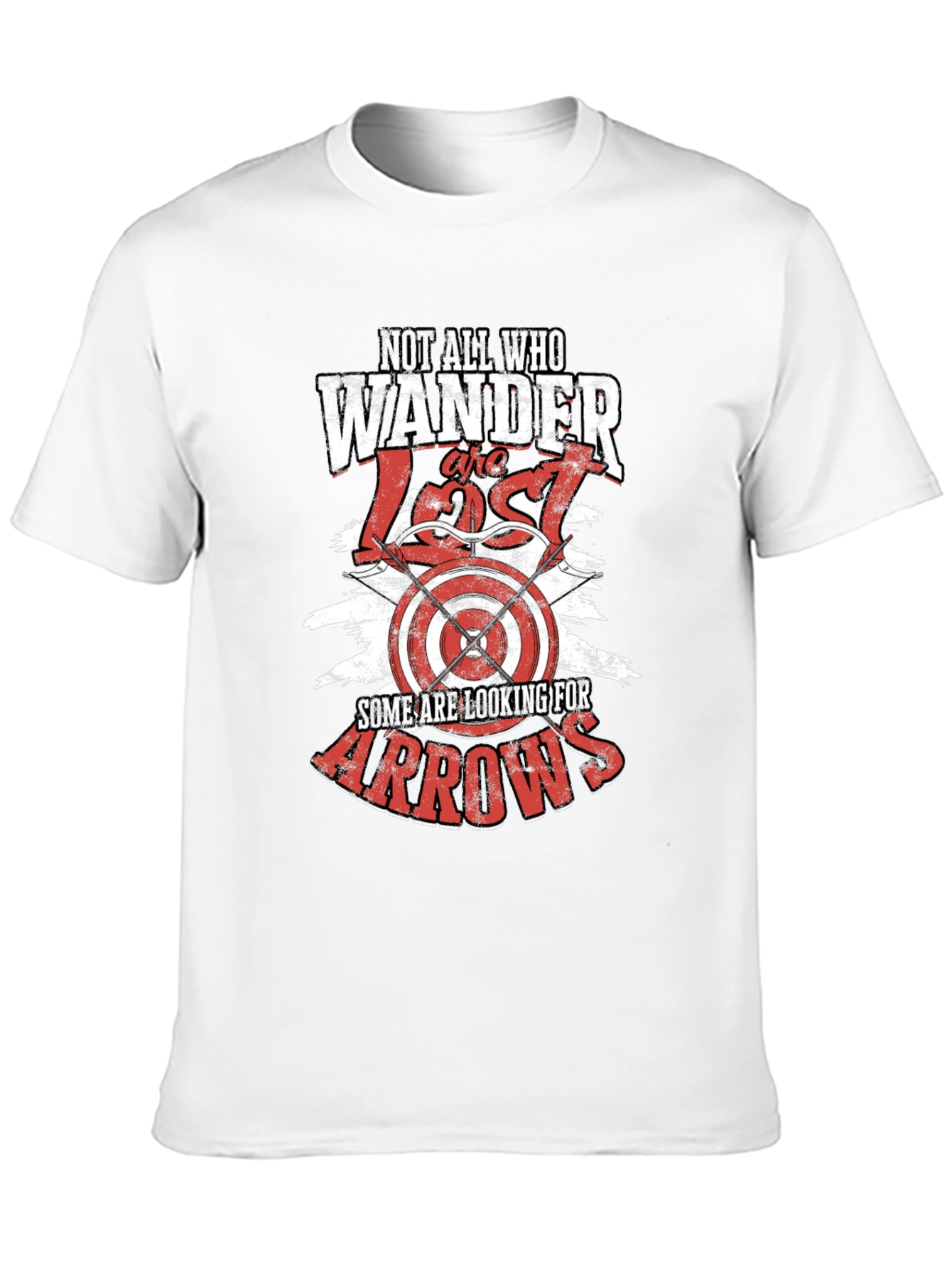 Wanderer Arrow Graphic T-Shirt -  Black Casual Tee