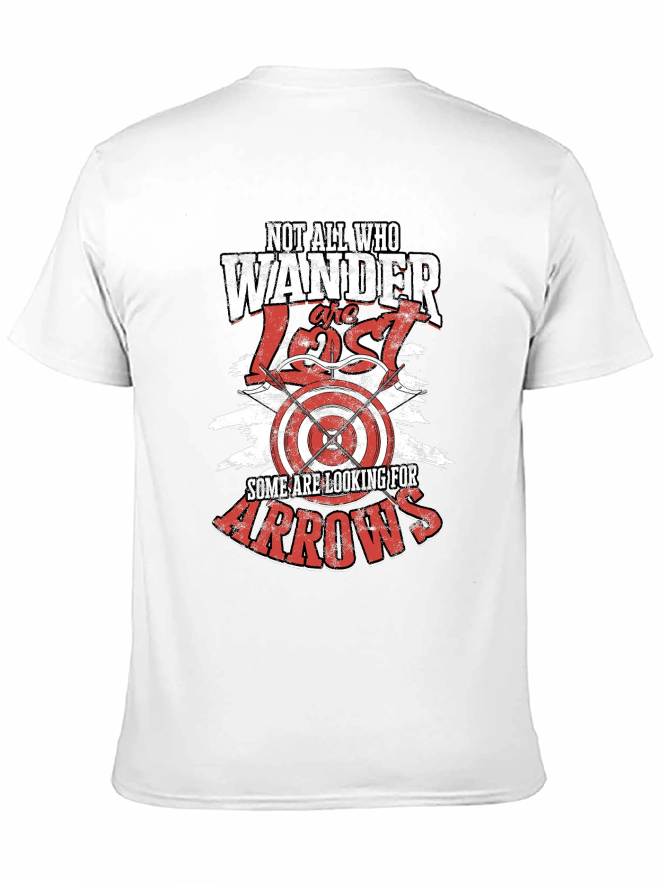 Wanderer Arrow Graphic T-Shirt -  Black Casual Tee