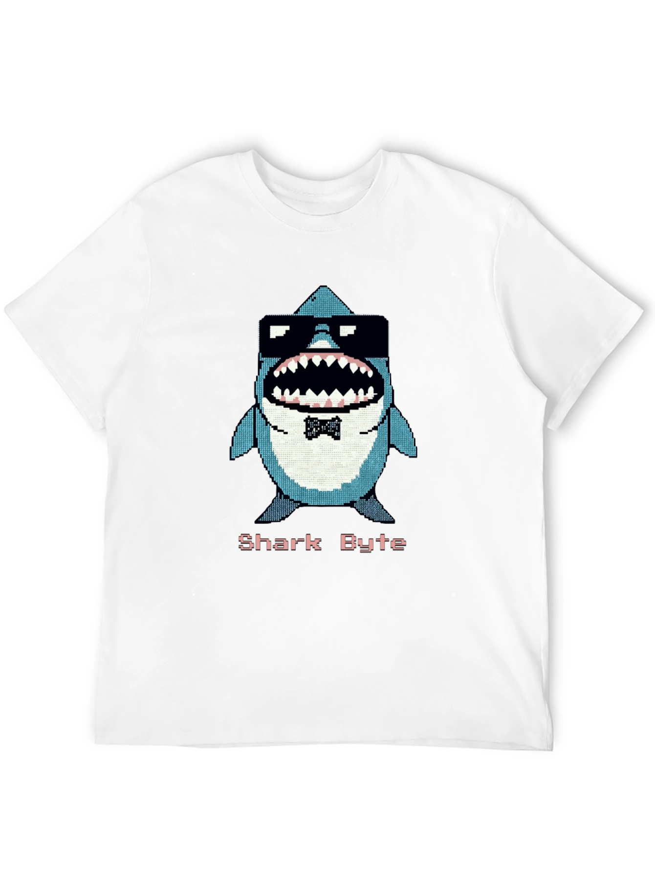 Pixelated Shark Byte T-Shirt