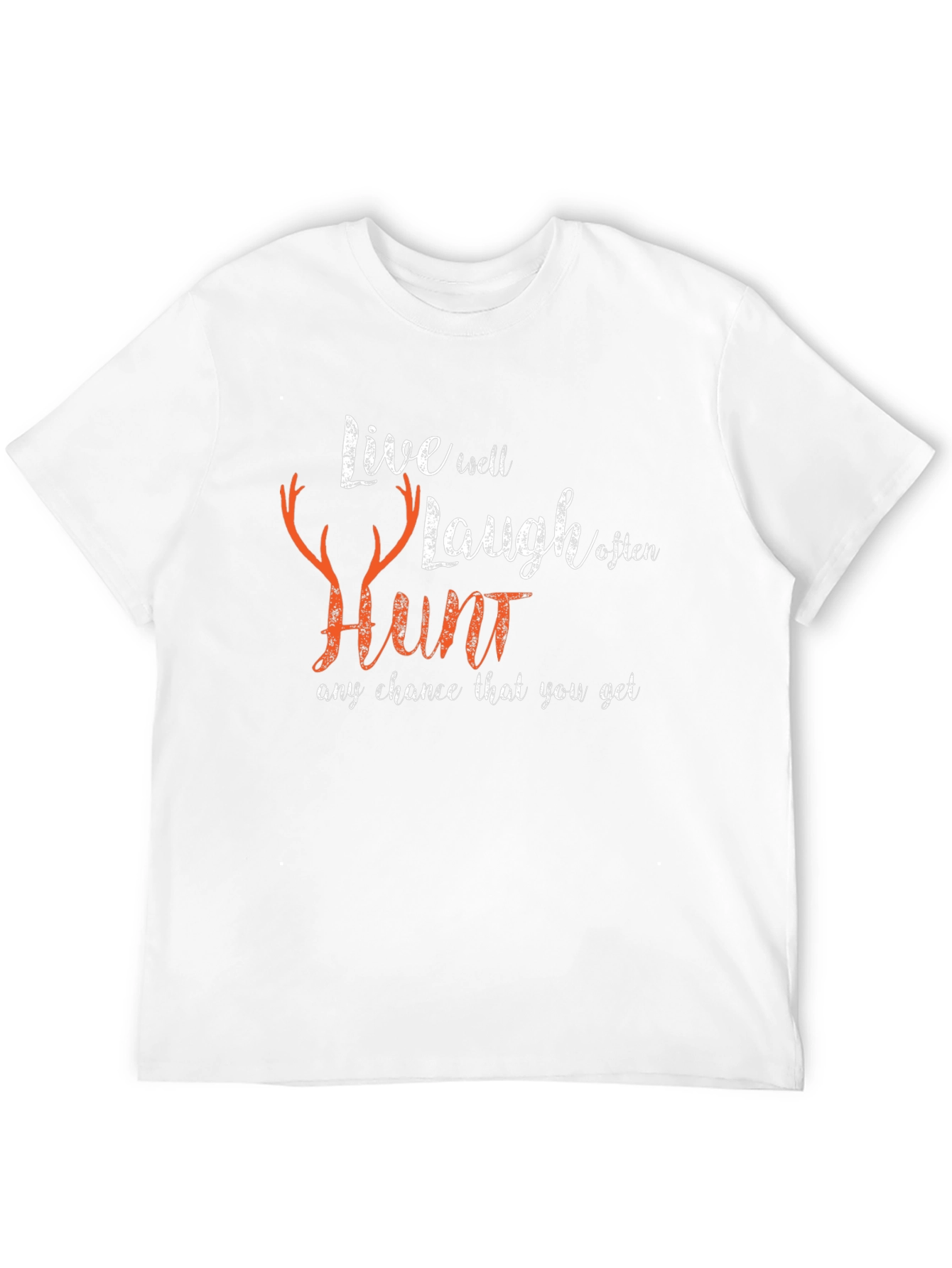 Live Well Hunt Black Graphic Tee
