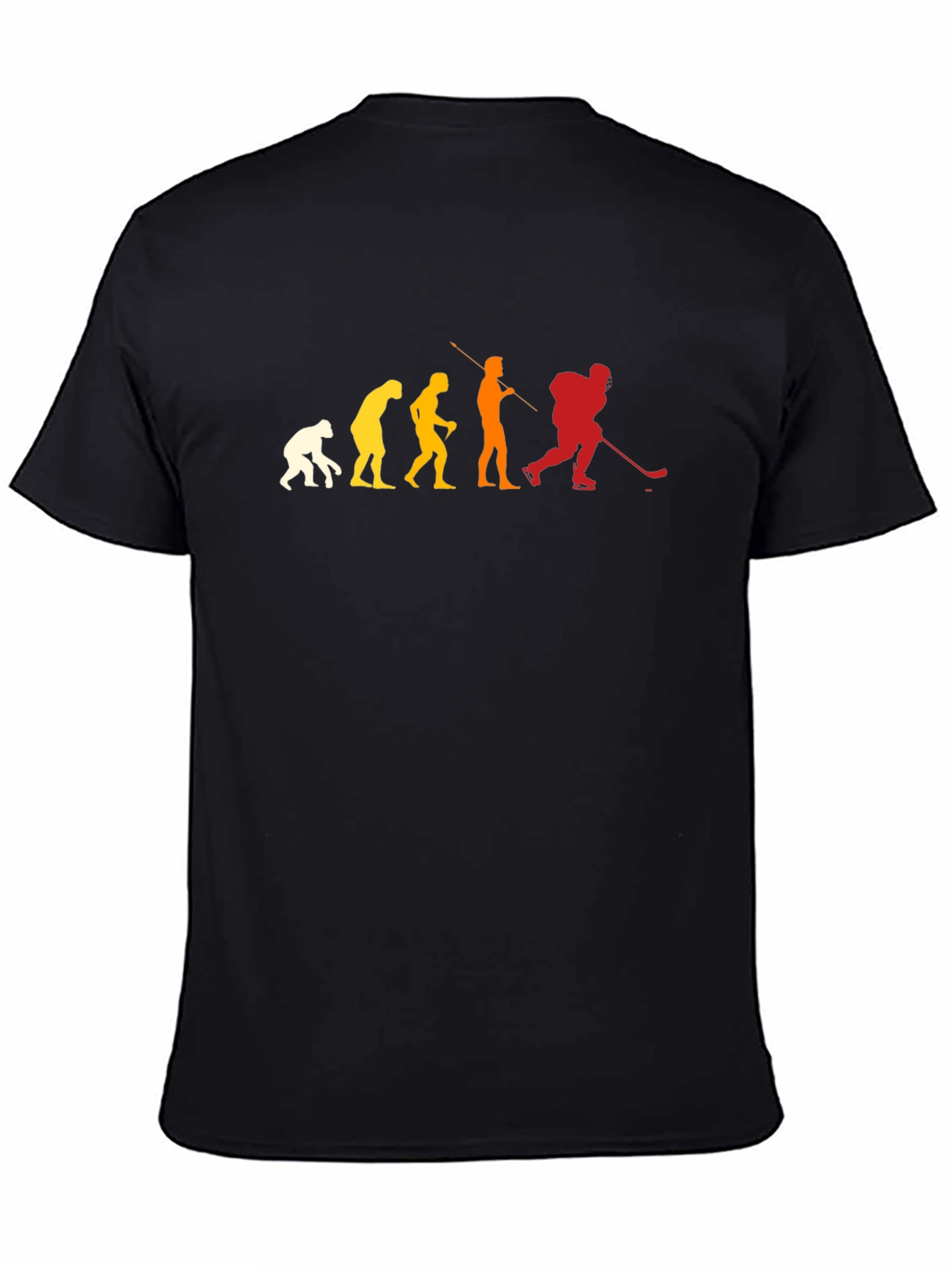Hockey Evolution T-Shirt - Black Graphic Tee