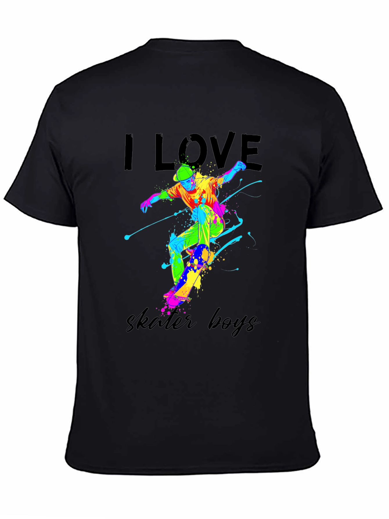 I Love Skater Boys Graphic Tee