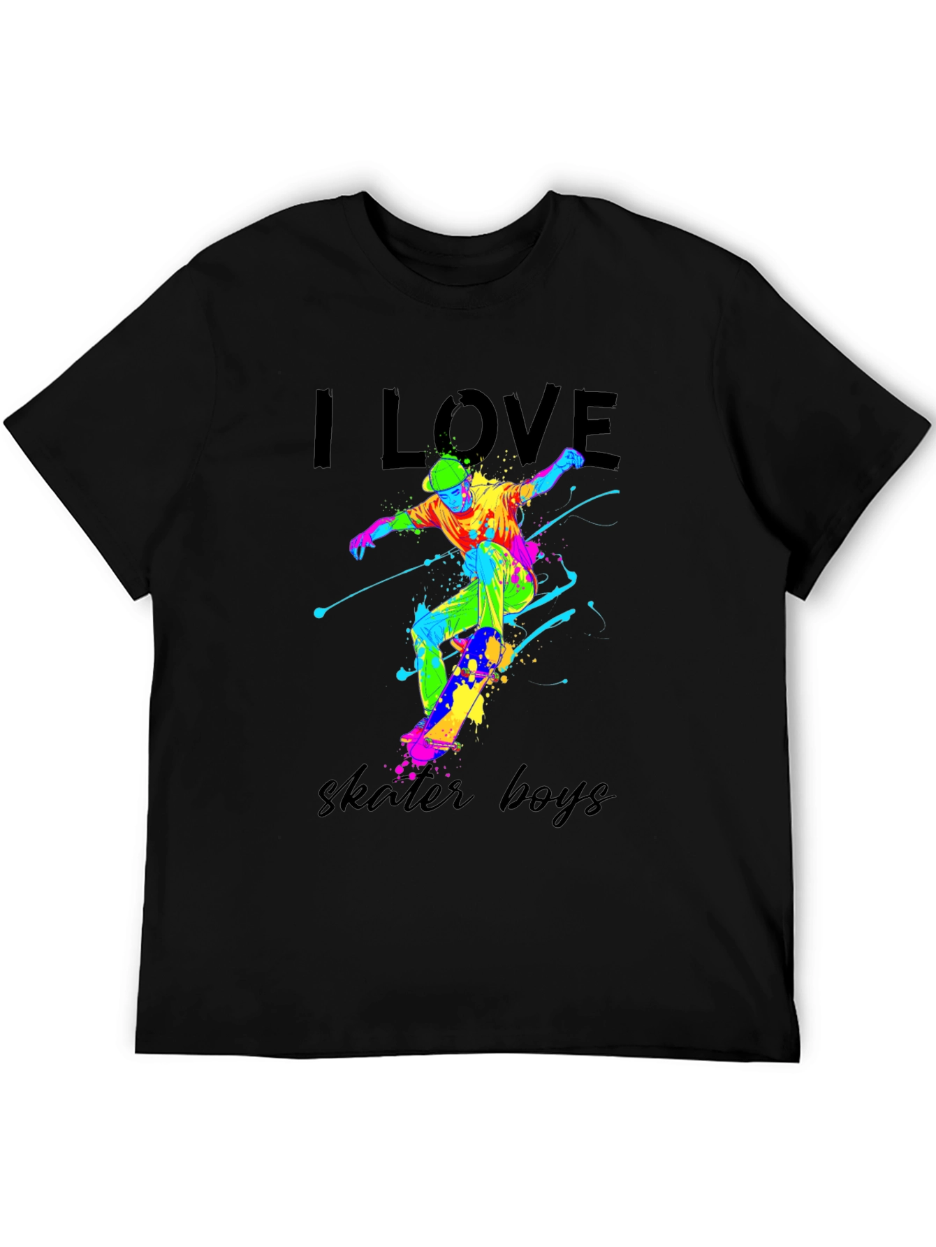 I Love Skater Boys Graphic Tee
