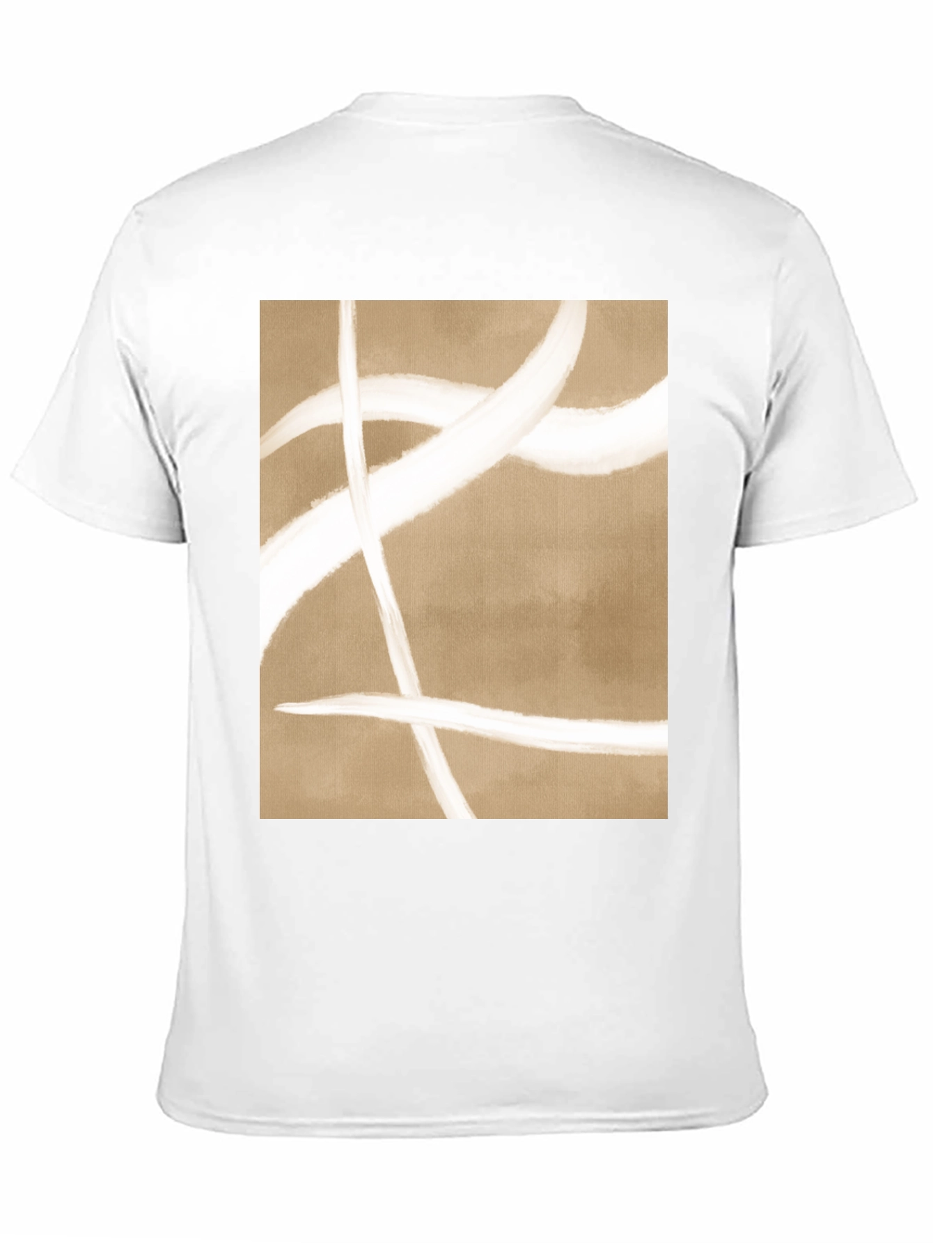 Abstract Lines Graphic Tee - Modern Casual Shirt