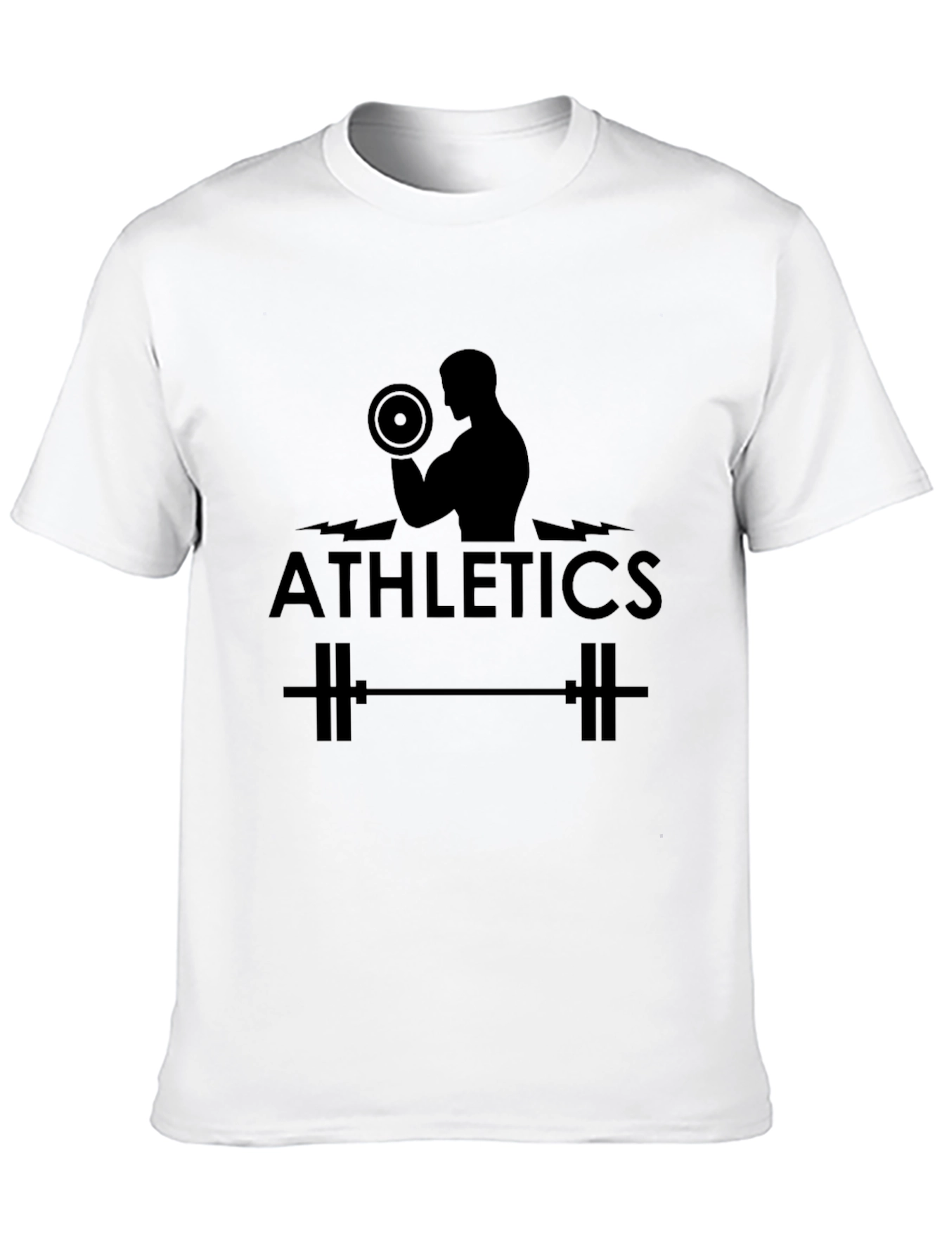 Athletics Graphic T-Shirt - Black Gym Wear