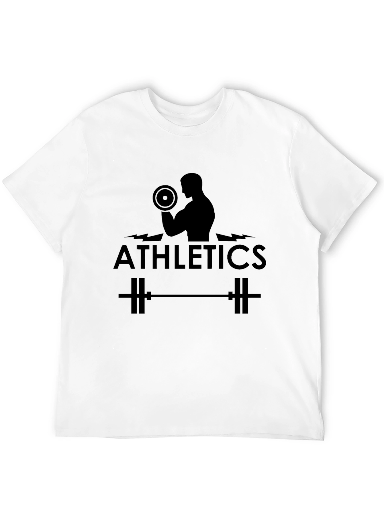 Athletics Graphic T-Shirt - Black Gym Wear
