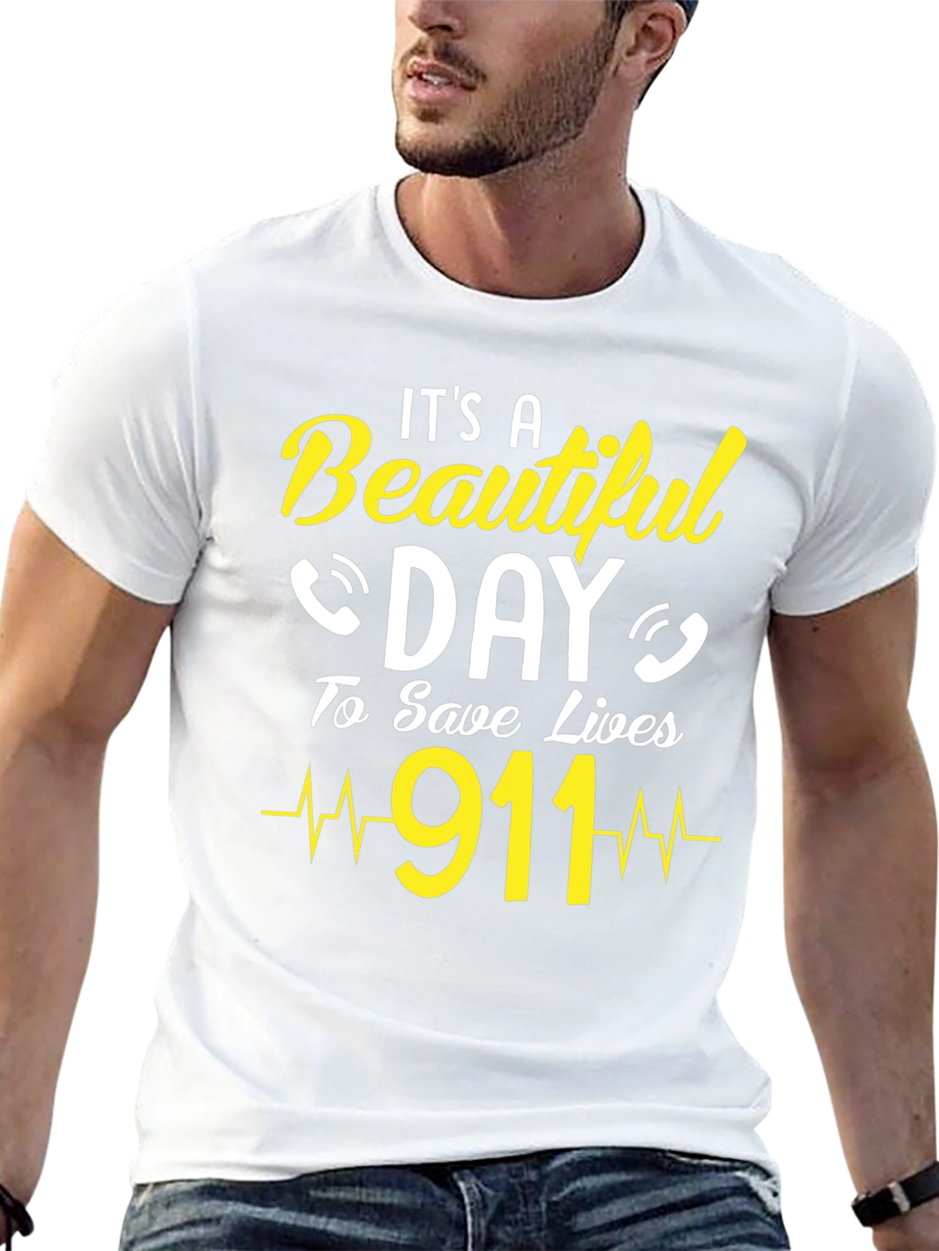 Its a Beautiful Day to Save Lives 911 T-Shirt