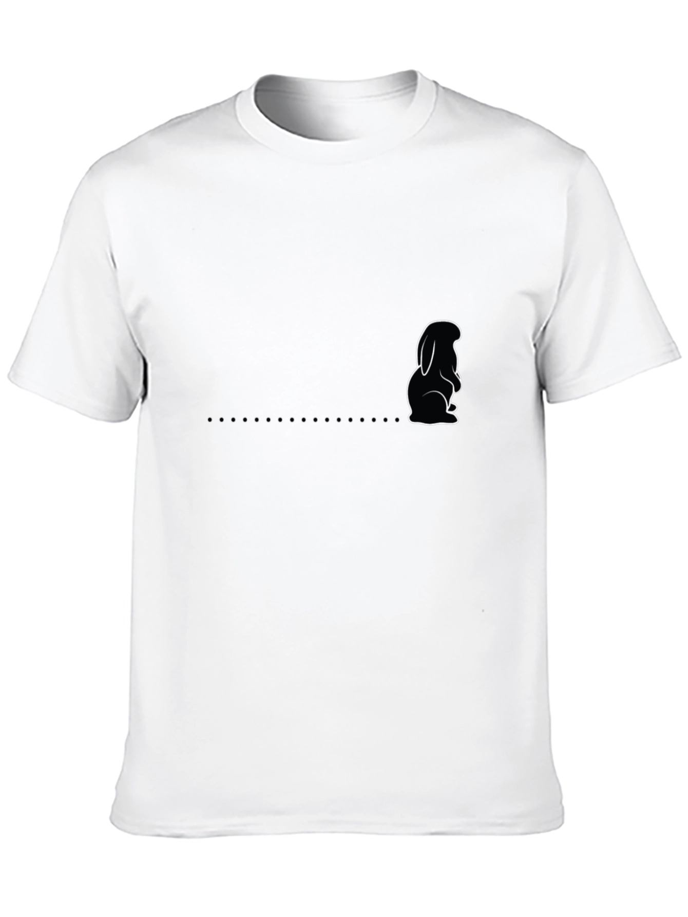 Minimalist Rabbit Graphic Tee