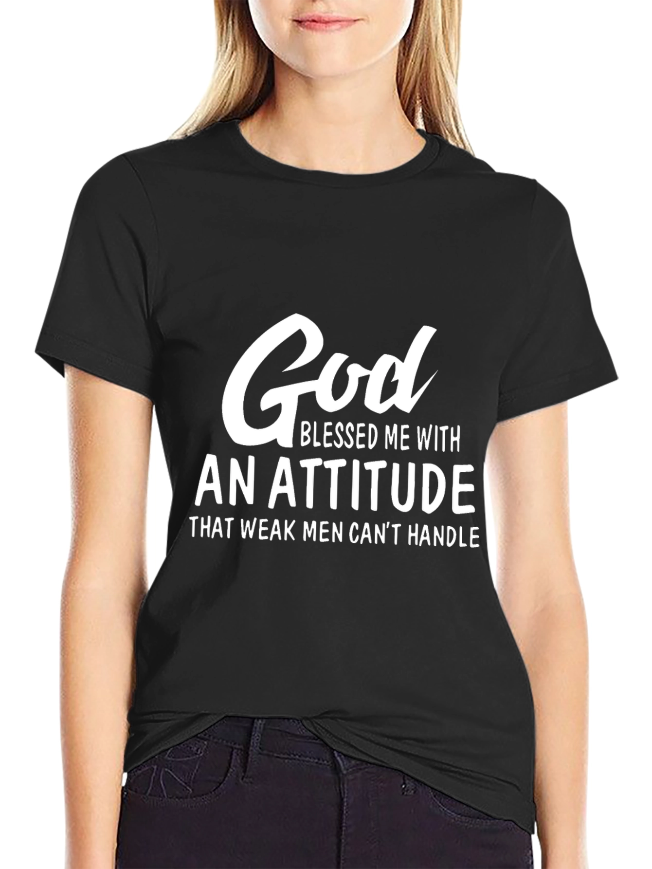 God Blessed Me T-Shirt - Attitude