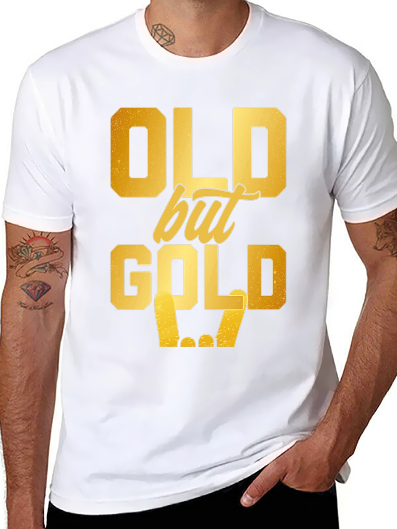Old But Gold Graphic Tee - Classic Style