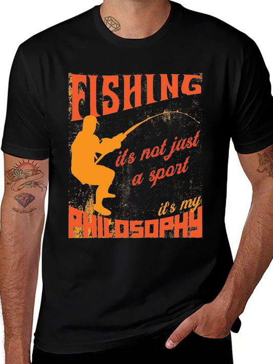 Fishing Philosophy T-Shirt Fisherman Tee