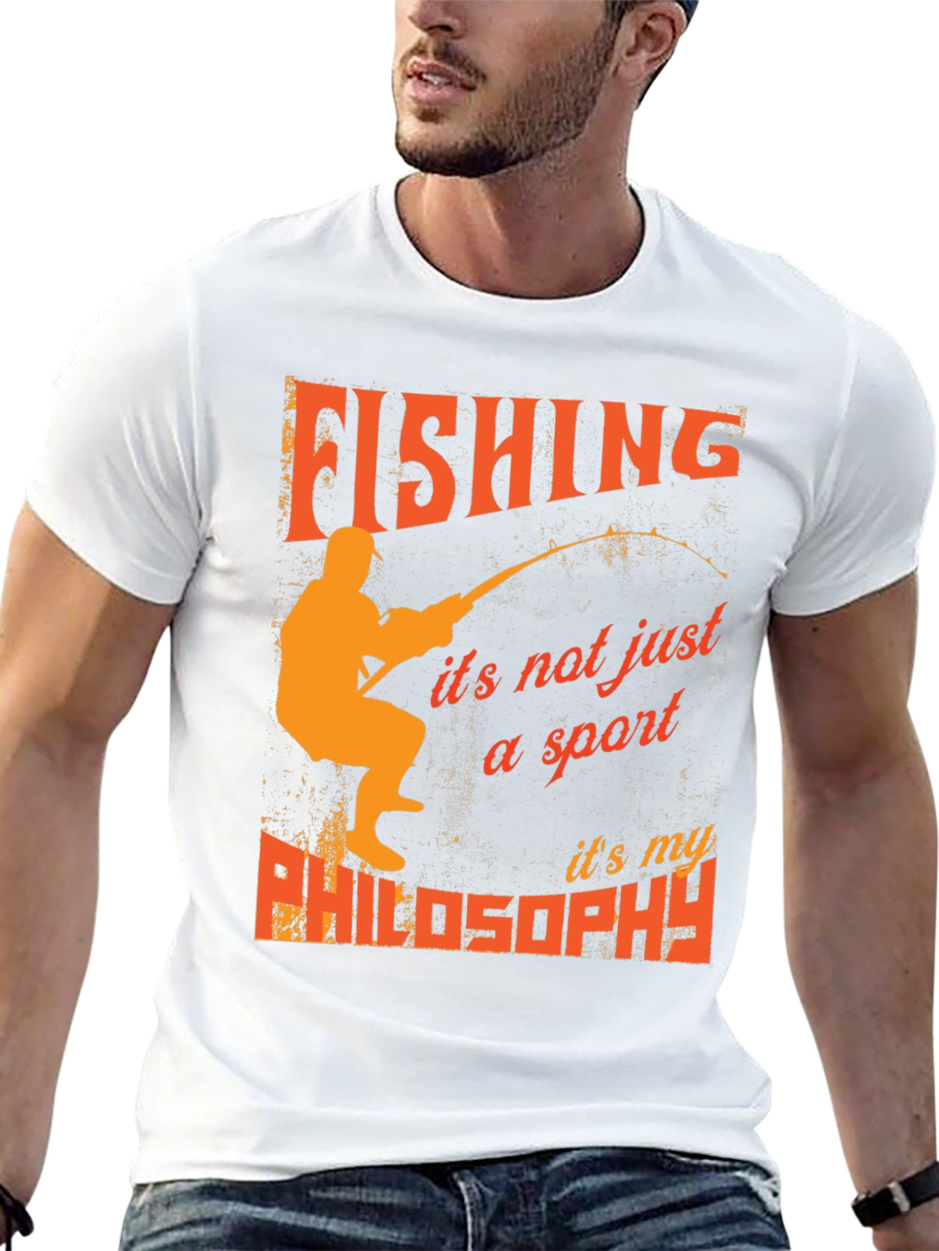 Fishing Philosophy T-Shirt Fisherman Tee