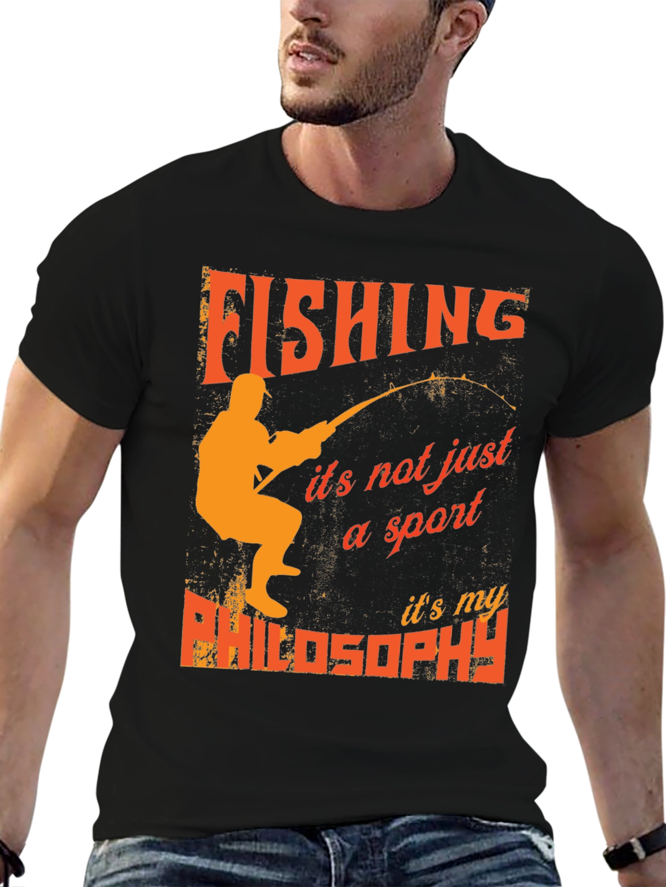 Fishing Philosophy T-Shirt Fisherman Tee