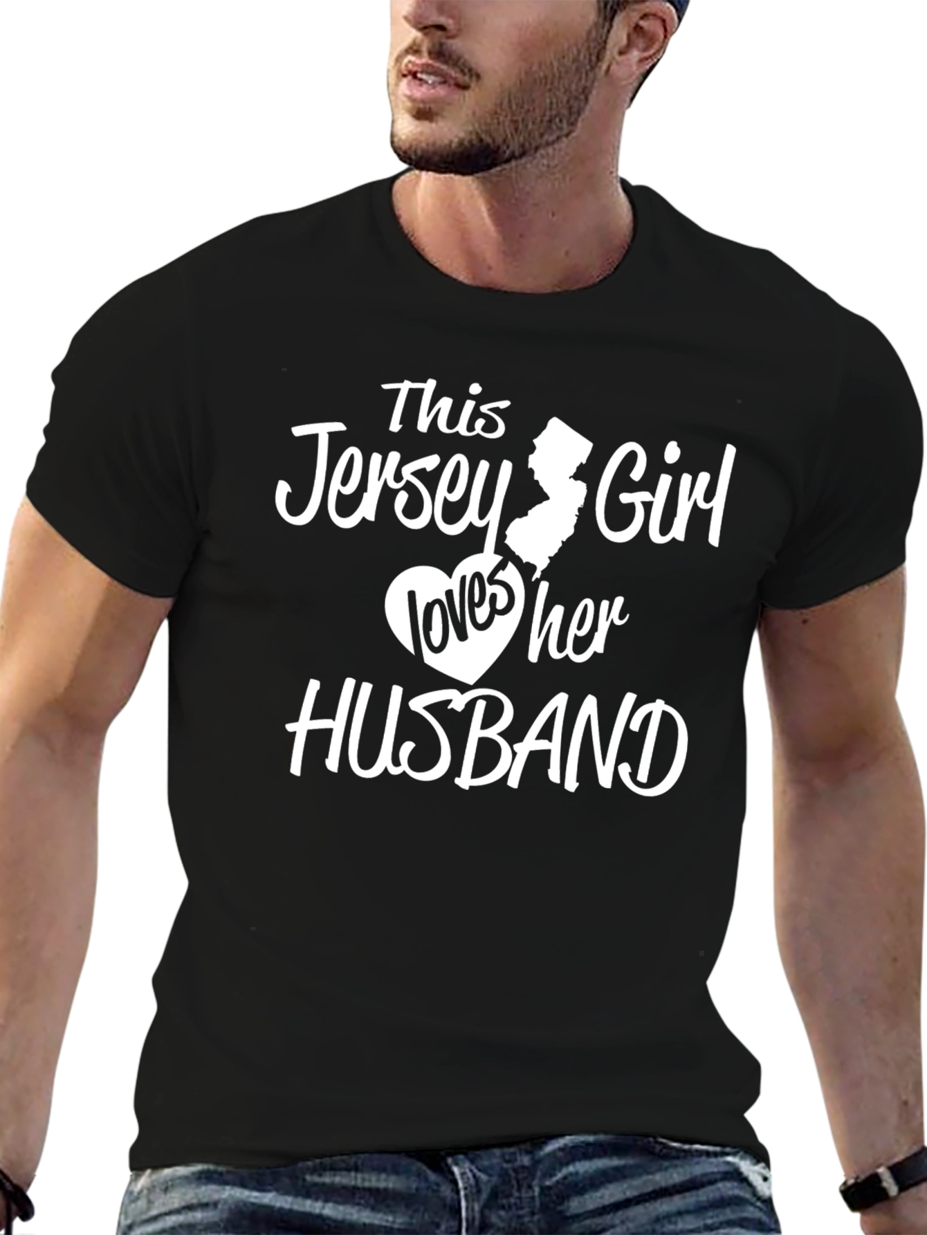 Jersey Girl Husband Lover T-Shirt