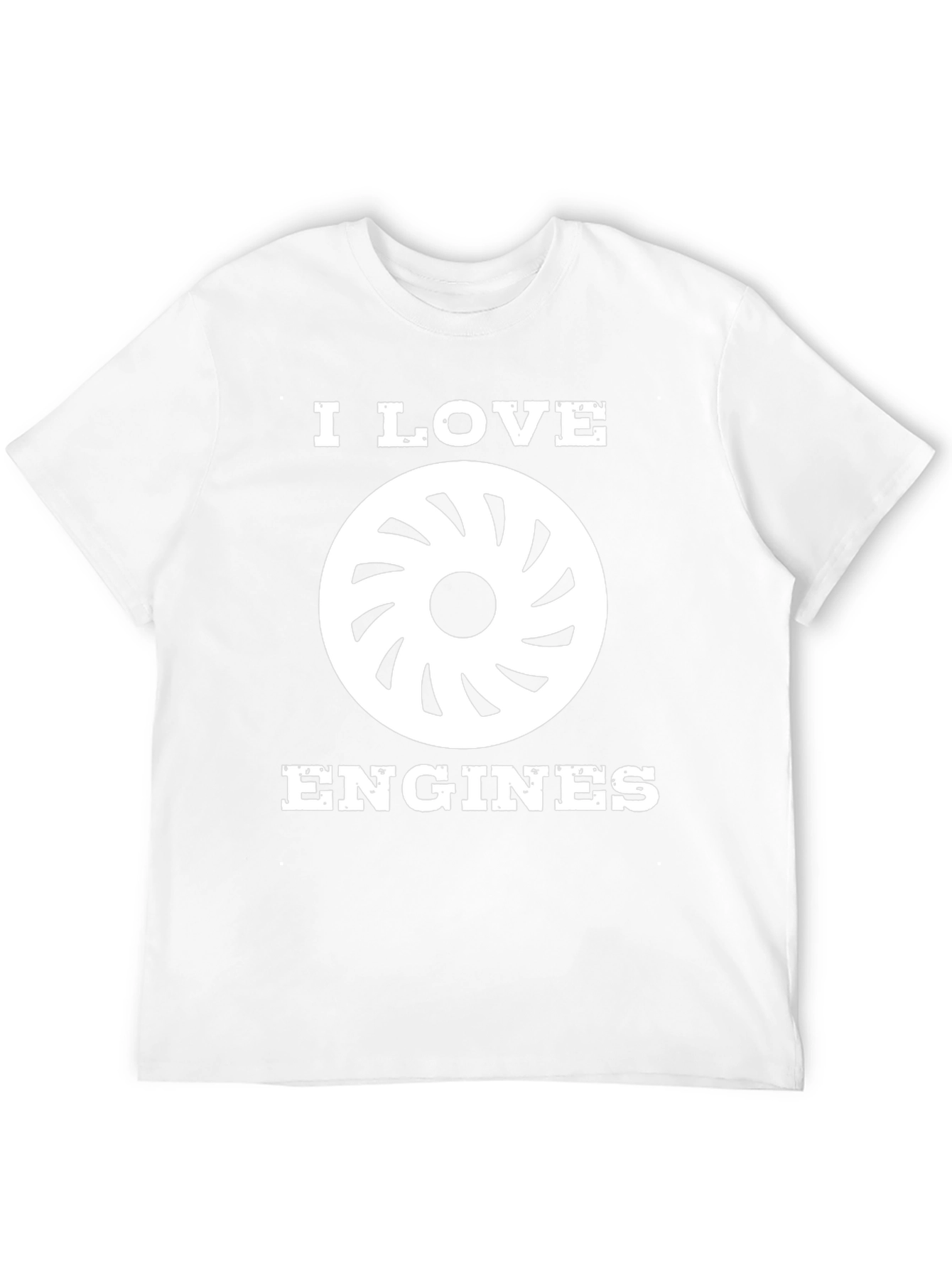 I Love Engines Graphic Tee - Mens Black T-Shirt