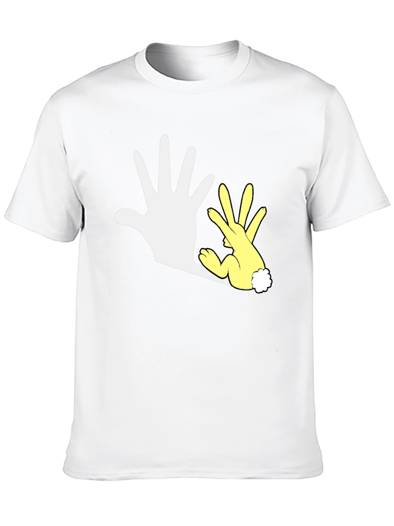 Hand Shadow Bunny Graphic Tee