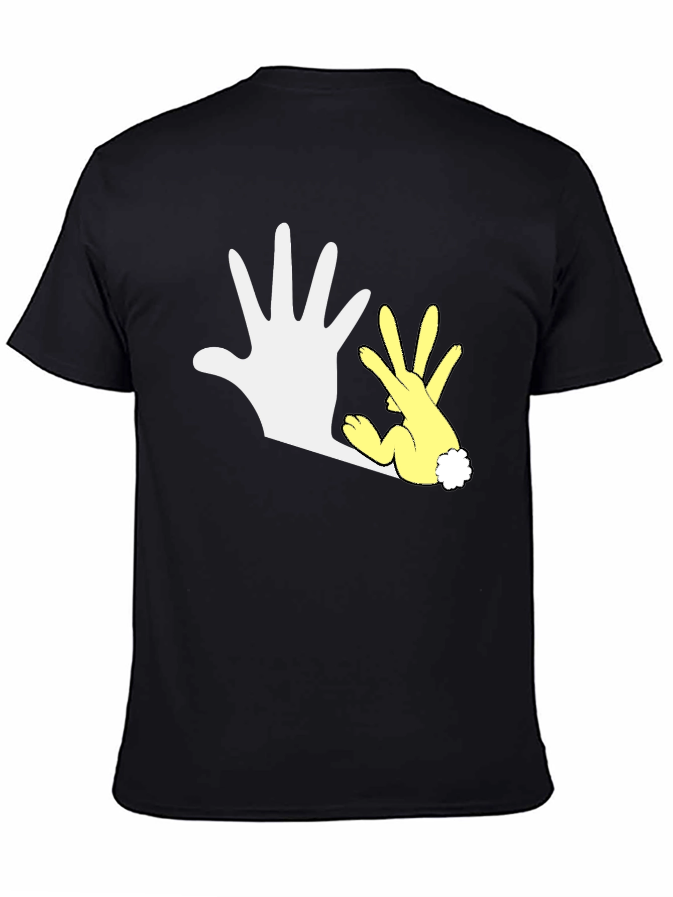 Hand Shadow Bunny Graphic Tee