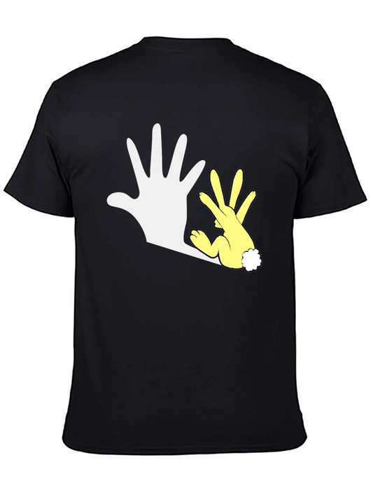 Hand Shadow Bunny Graphic Tee